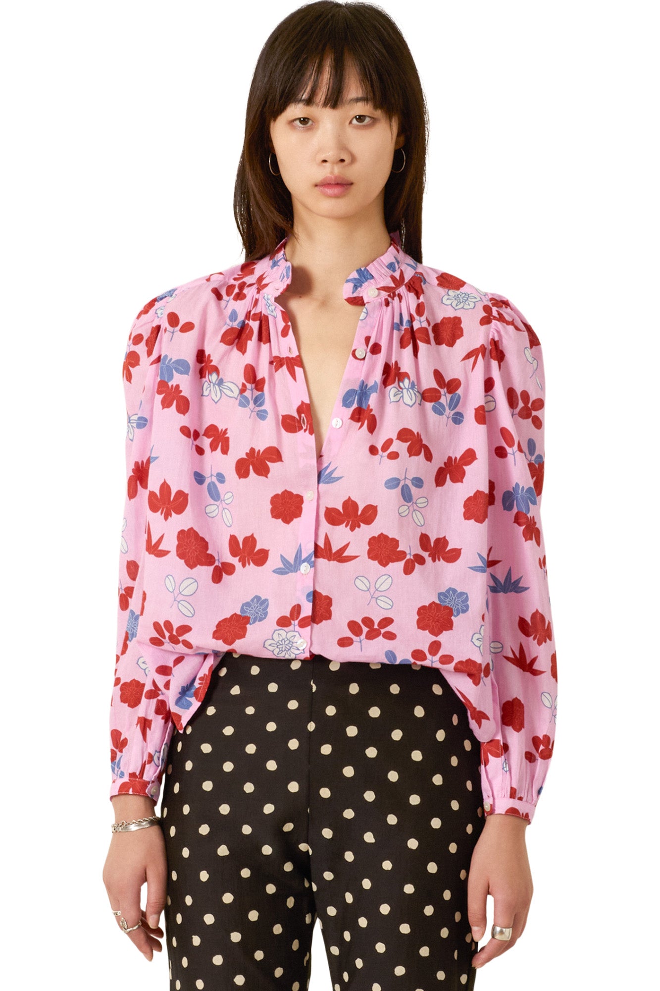 Alix Of Bohemia Annabel Tutu Bloom Blouse in Light Pink