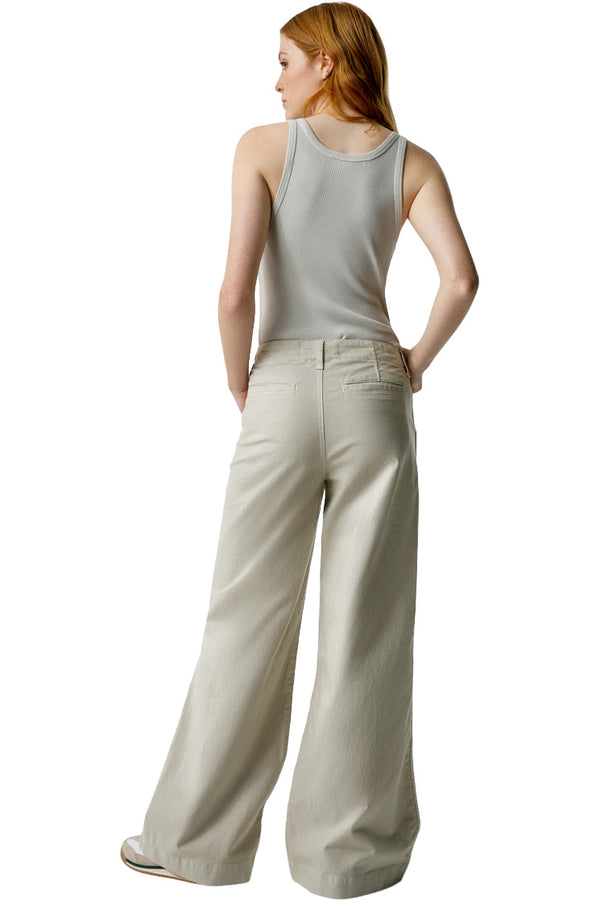 Amo Denim Edith Wide Leg in Pumice