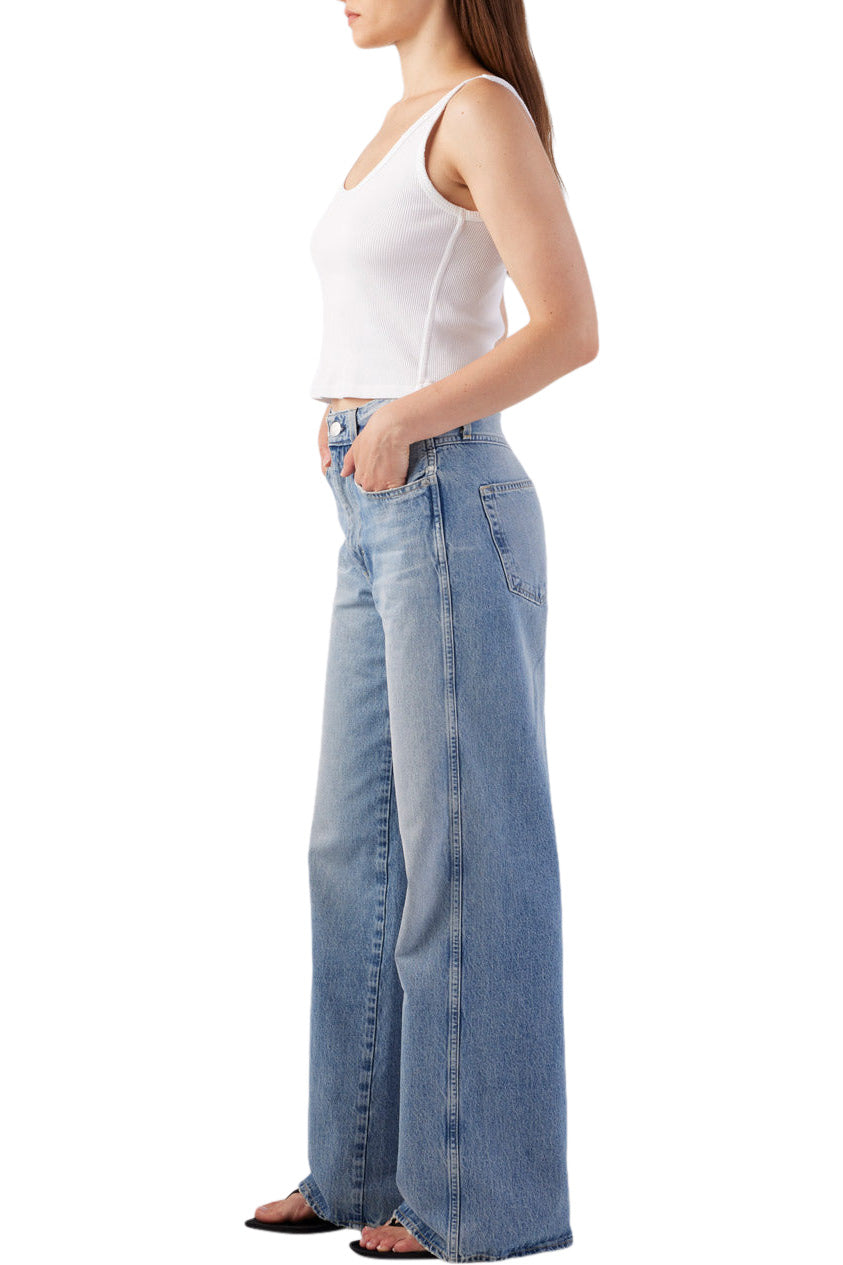 AMO Denim Frida Wide Leg Jeans in Mystical