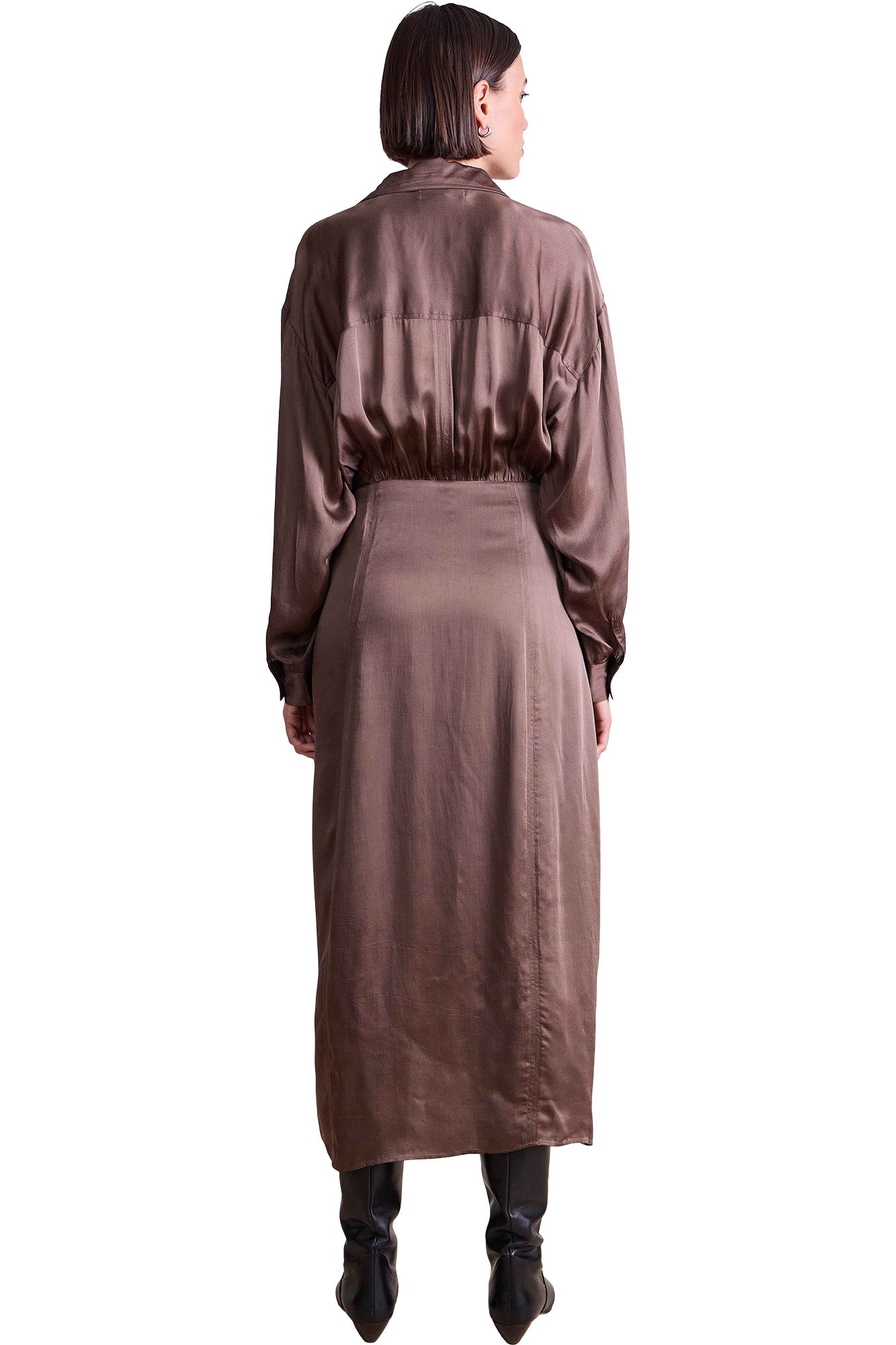 Apiece Apart Alessandra Sarong Shirt Dress