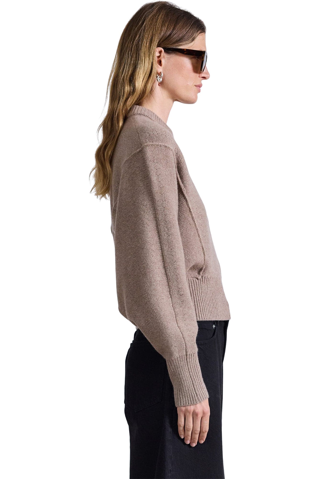 Apiece Apart Alina Dolman Sweater in Walnut