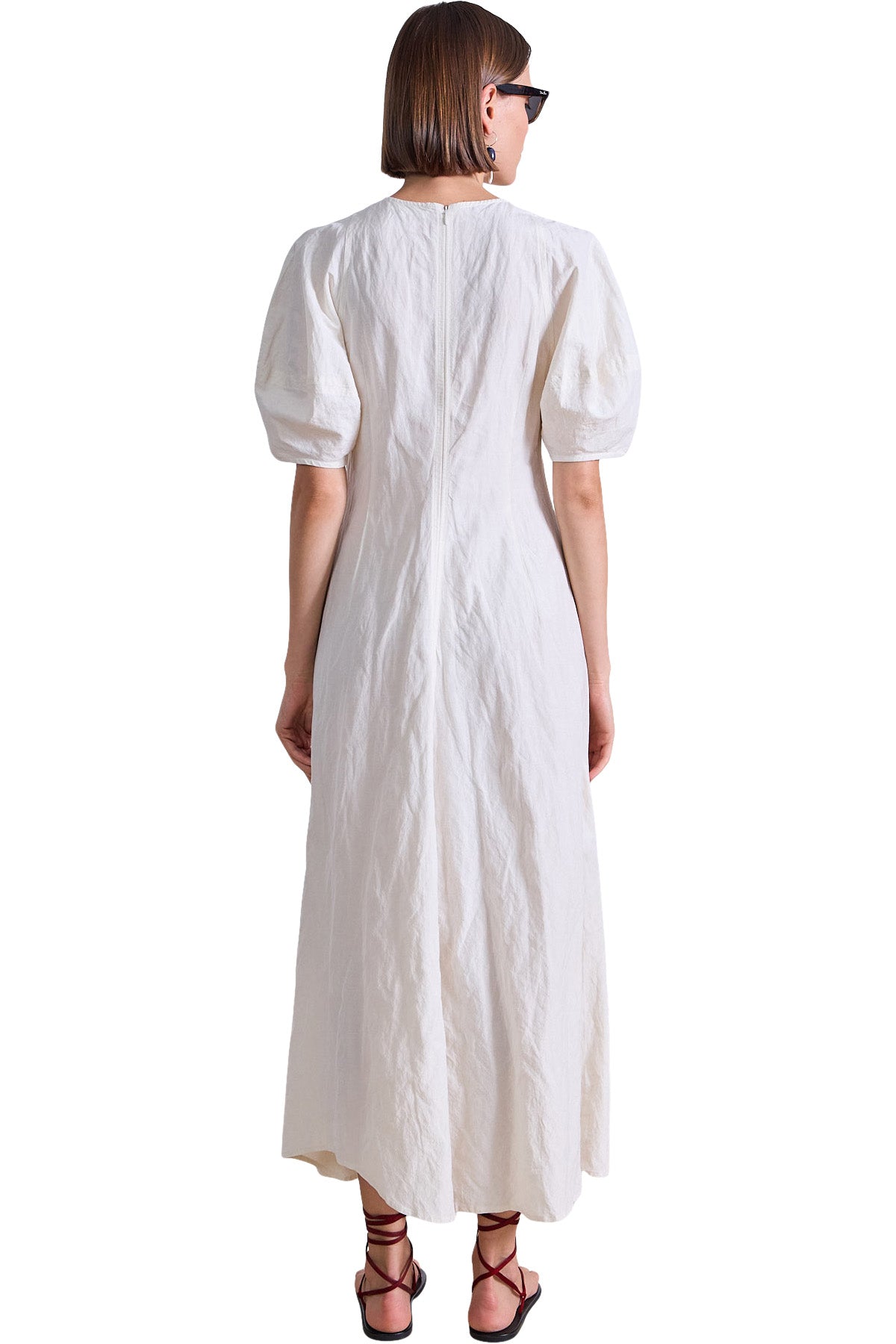 Apiece Apart Bettina Dress in Cream