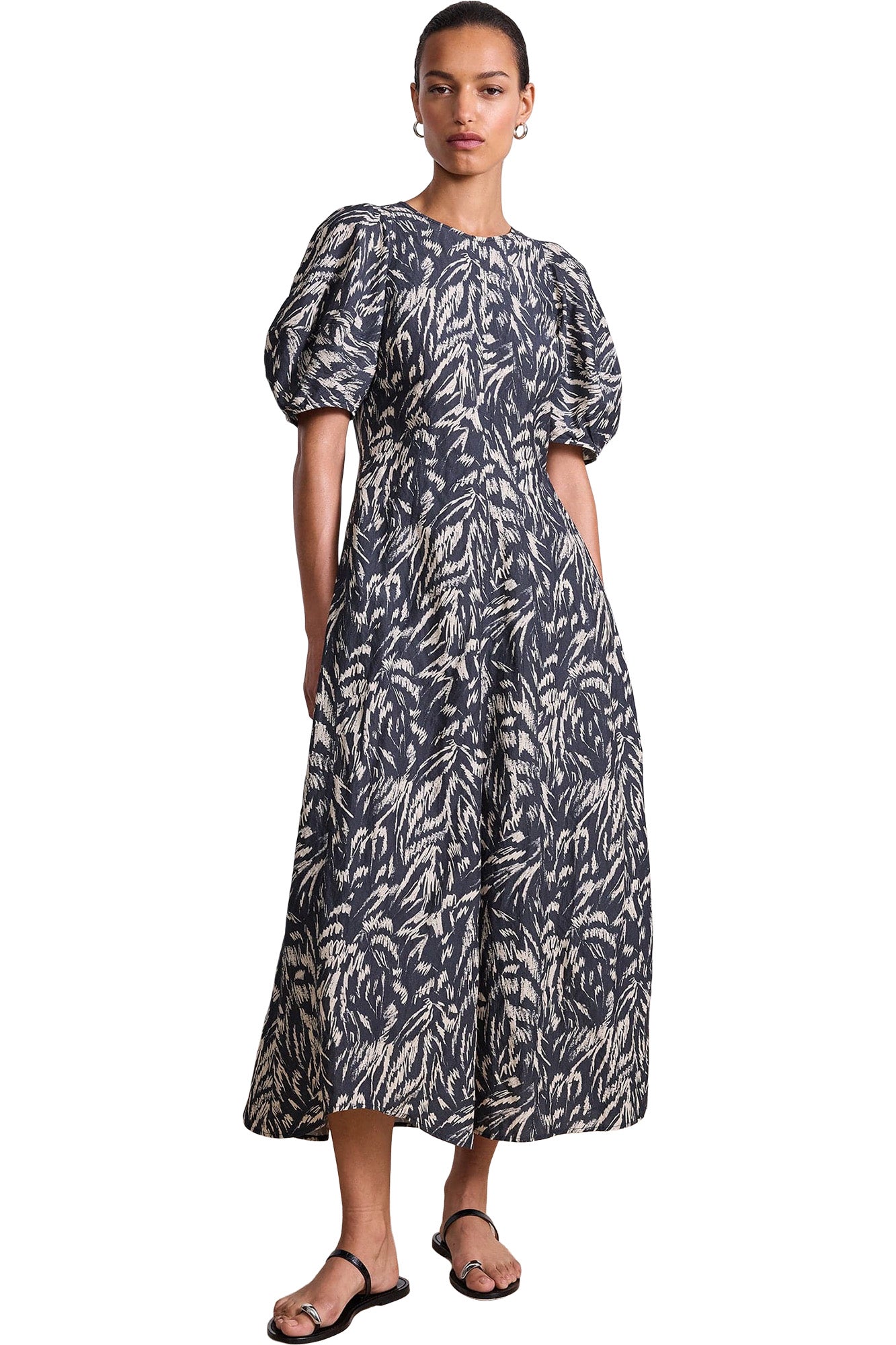 Apiece Apart Bettina Maxi in Abstract Animal Midnight