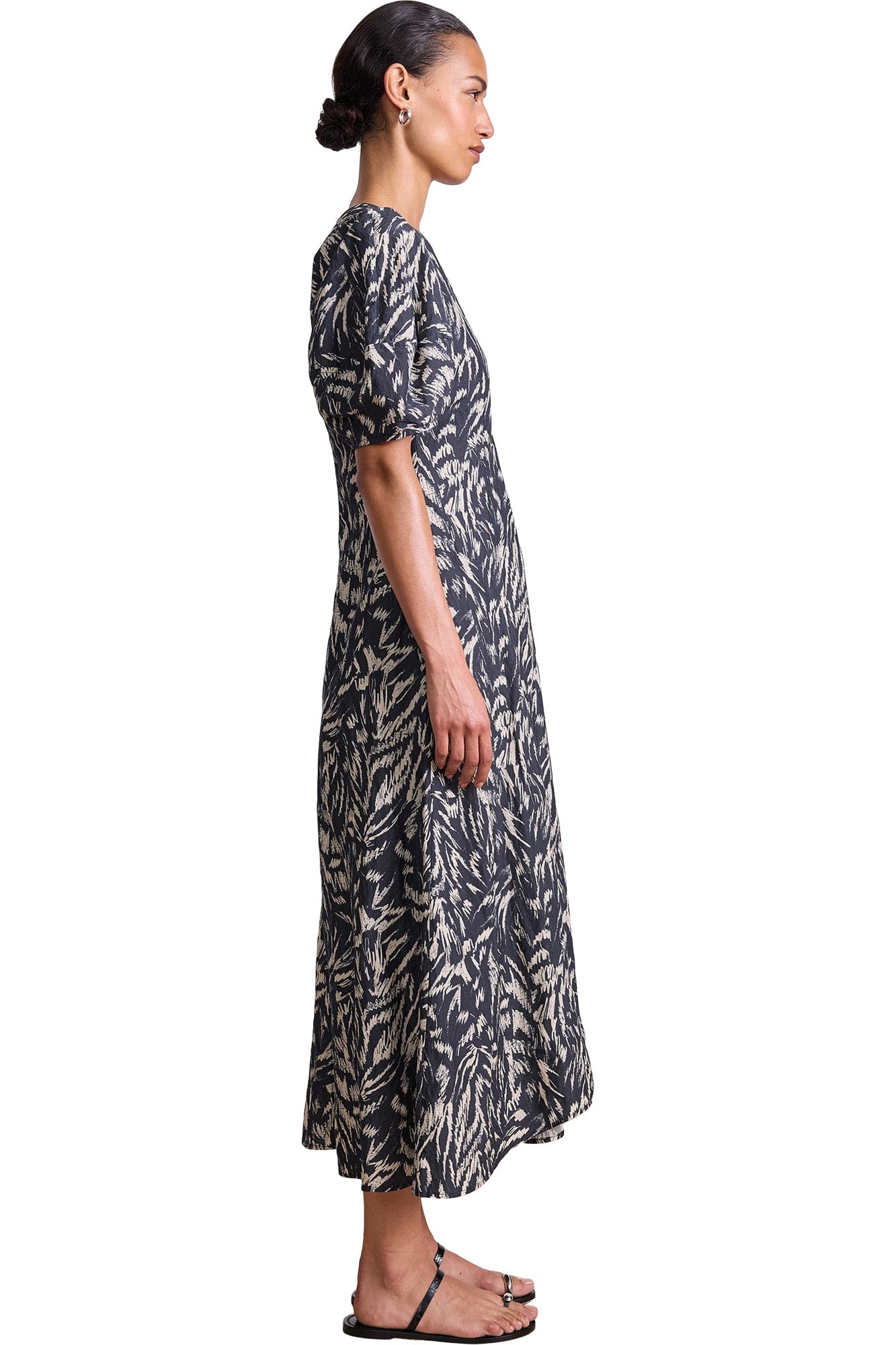Apiece Apart Bettina Maxi in Abstract Animal Midnight