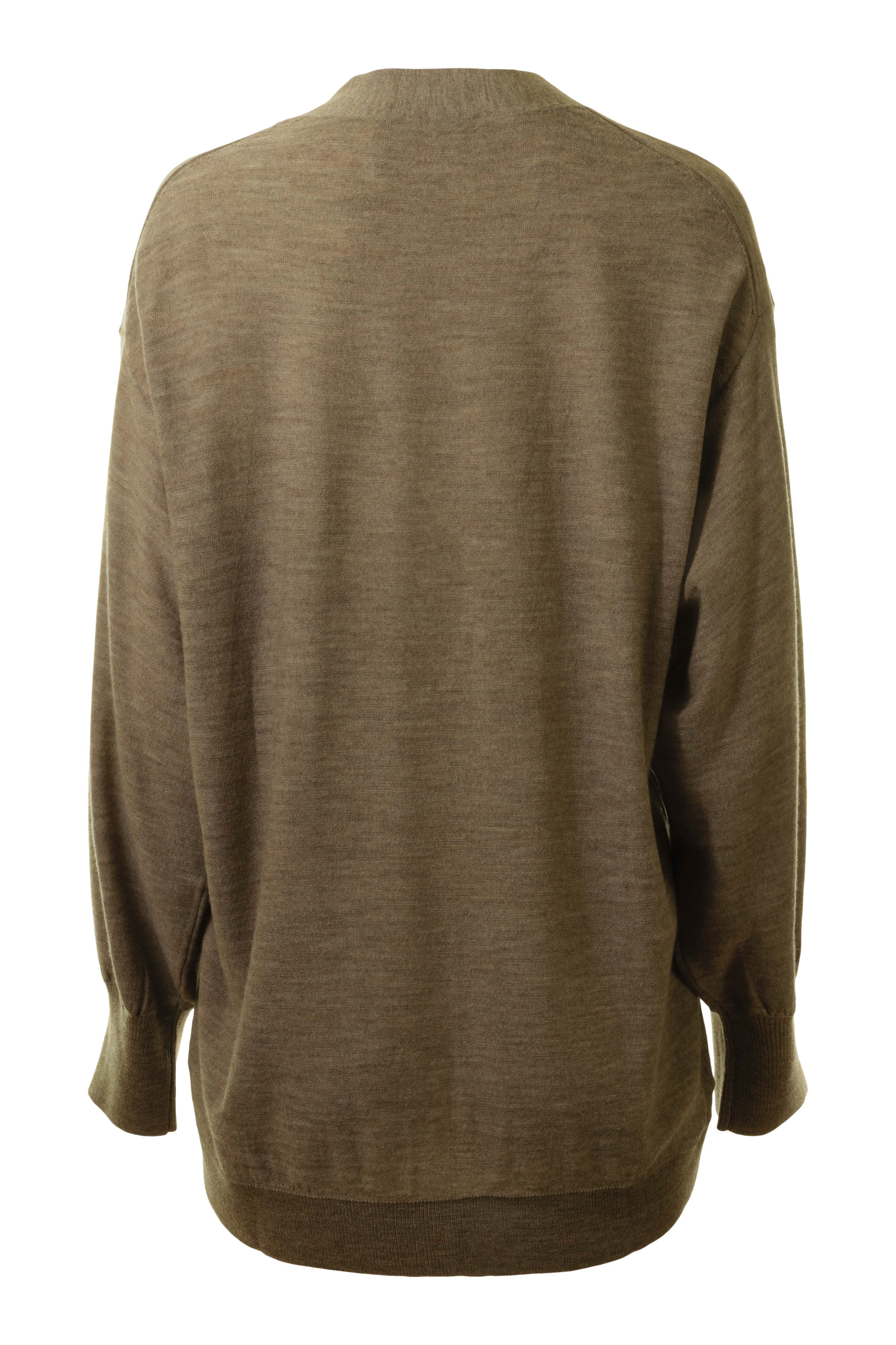 Apiece Apart Drippy Tissue Cardigan in Camel Melange