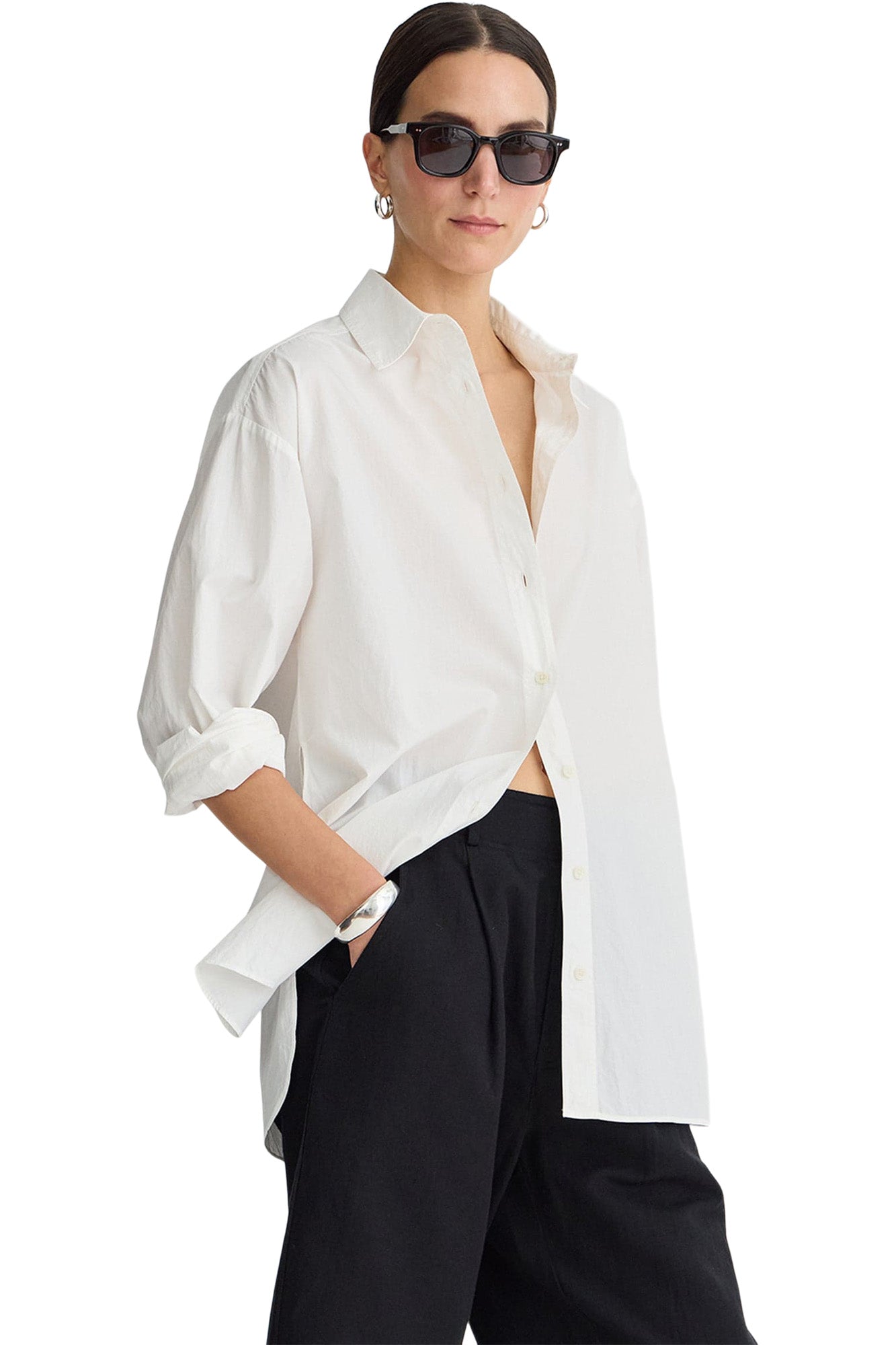Apiece Apart Isolde Button Down in Cream