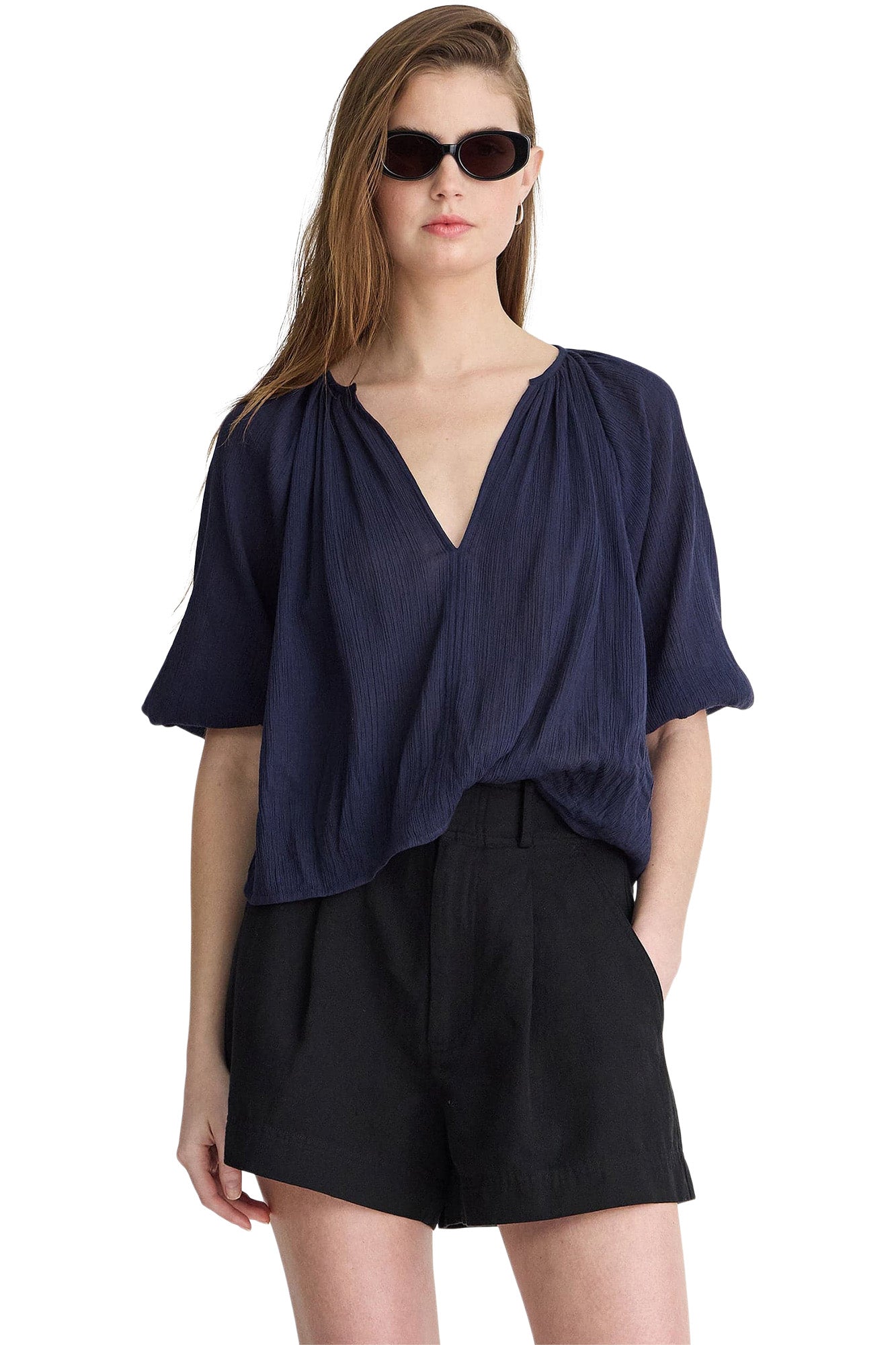 Apiece Apart Lo Campo Shirt in Navy