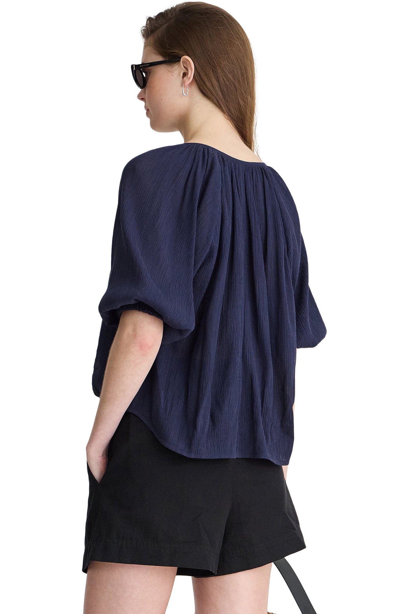 Apiece Apart Lo Campo Shirt in Navy