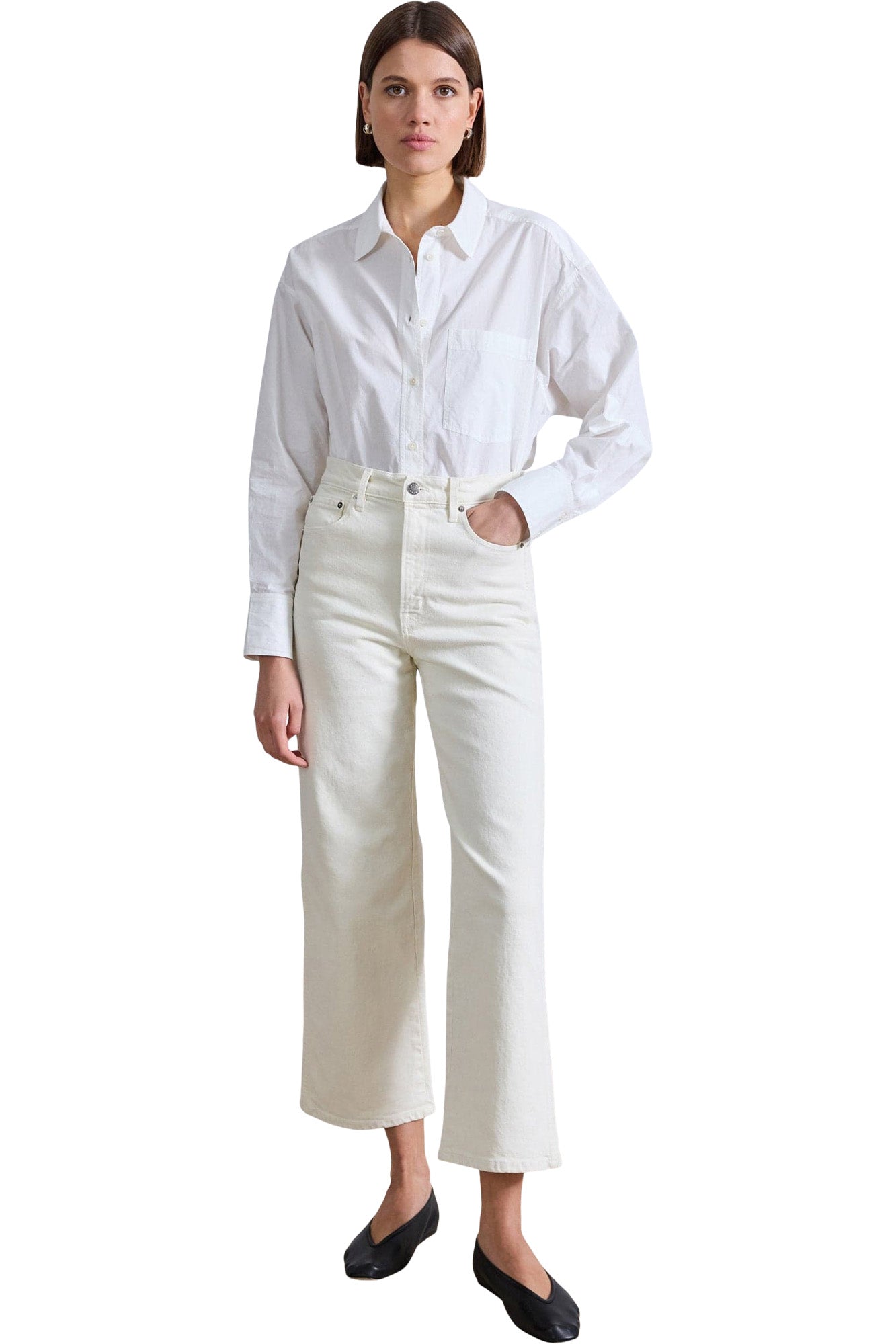 Apiece Apart Merida Jeans in Ecru