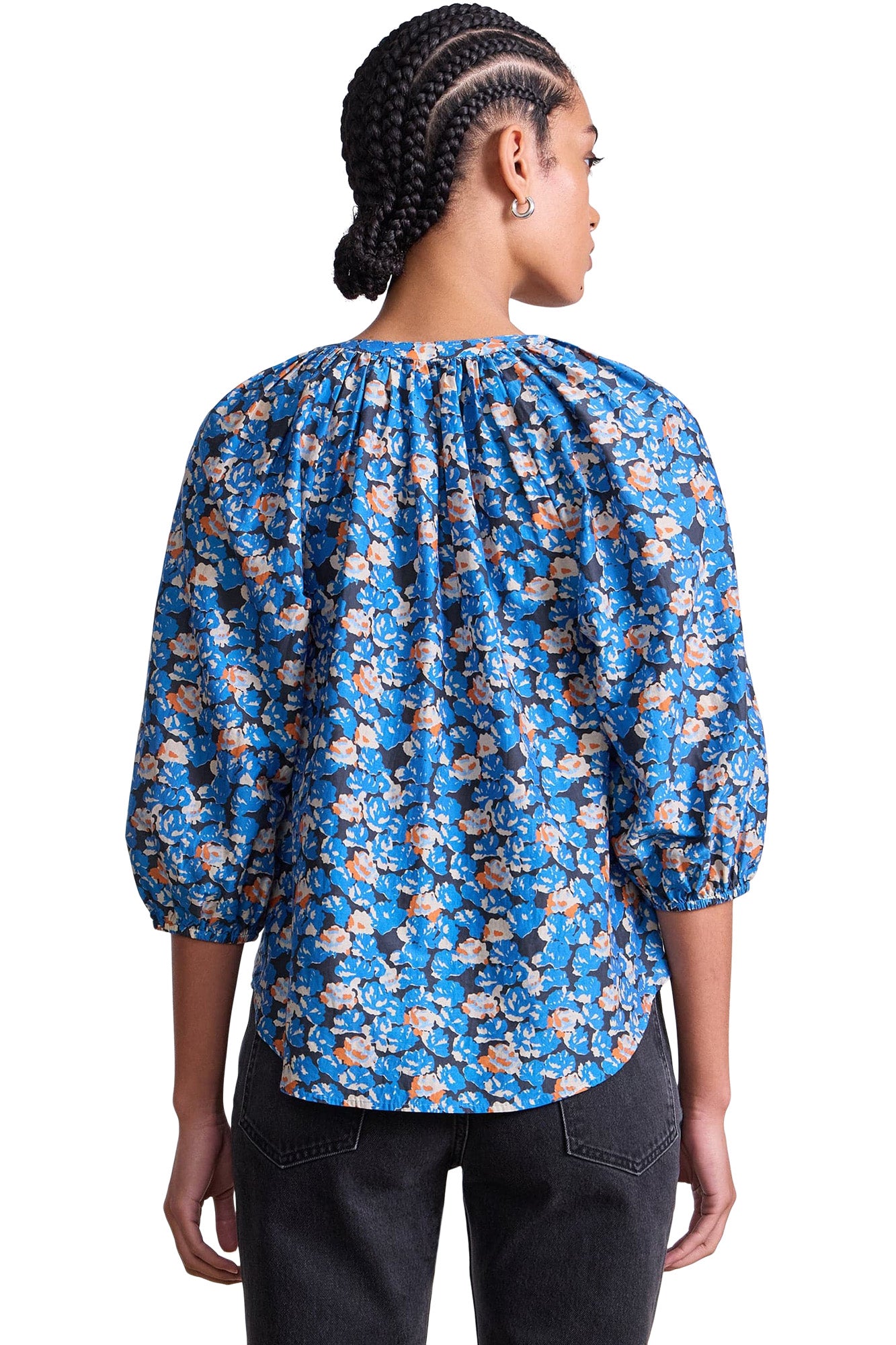 Apiece Apart Mitte Top in Florette Blue
