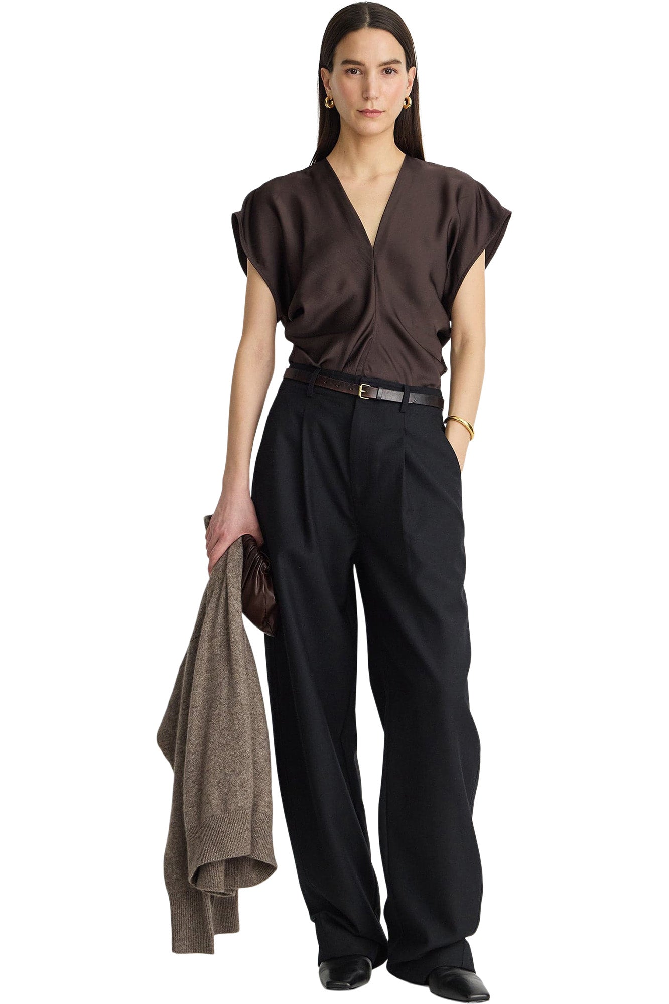 Apiece Apart Monde Drape Bias Top