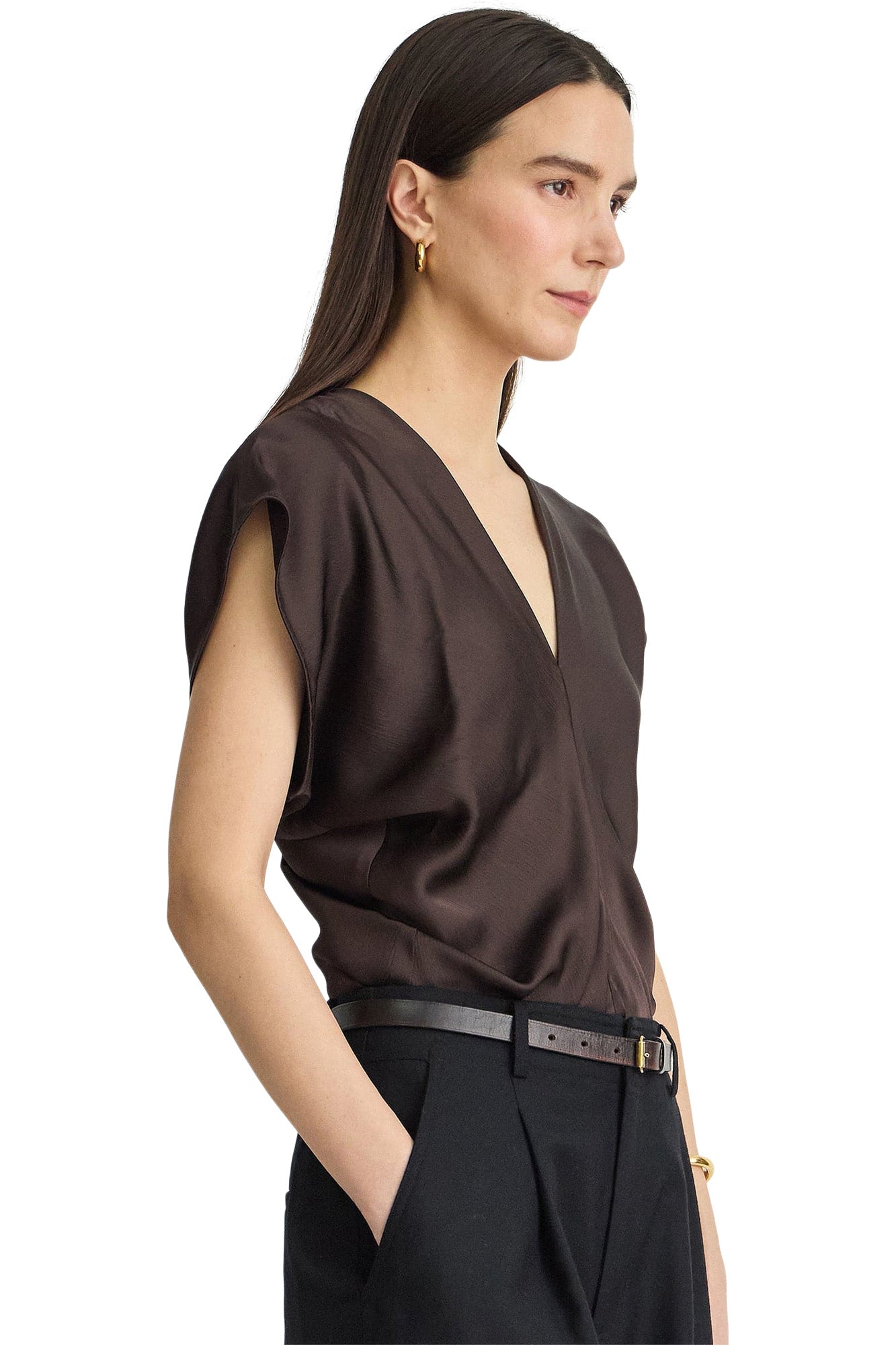 Apiece Apart Monde Drape Bias Top