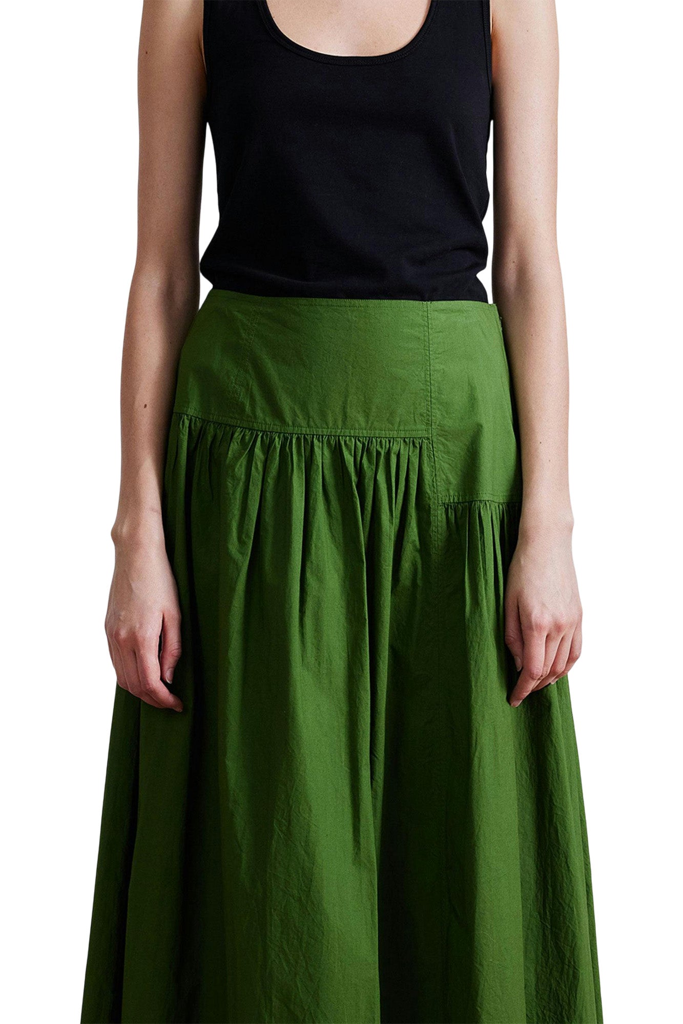Apiece Apart Nora Asymmetric Maxi Skirt in Jardin
