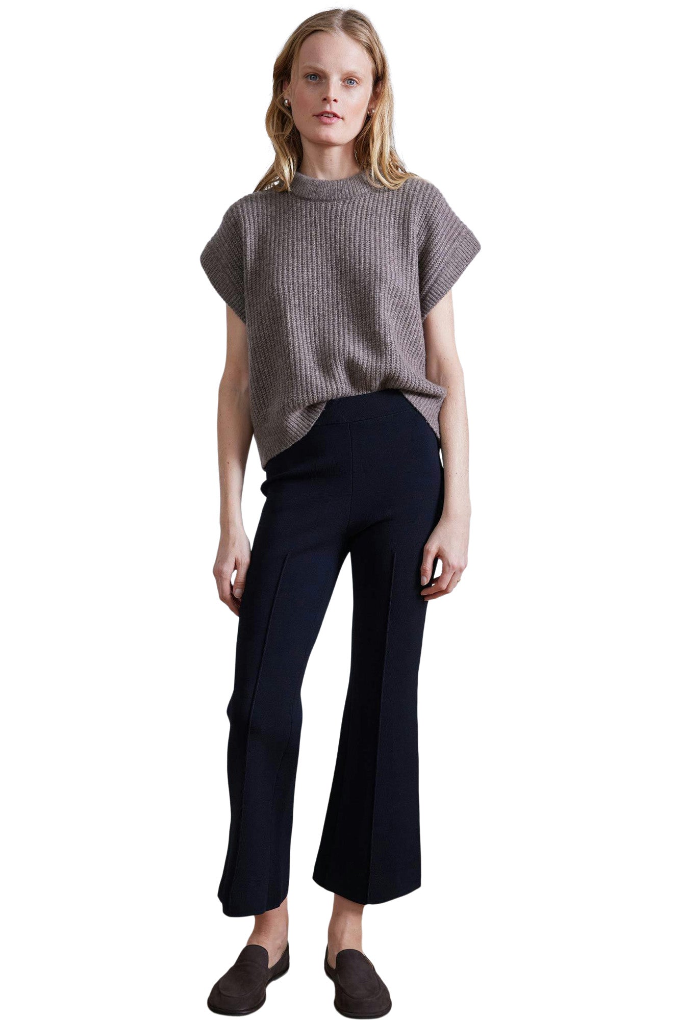 Apiece Apart Rene Pull On Pant in Black