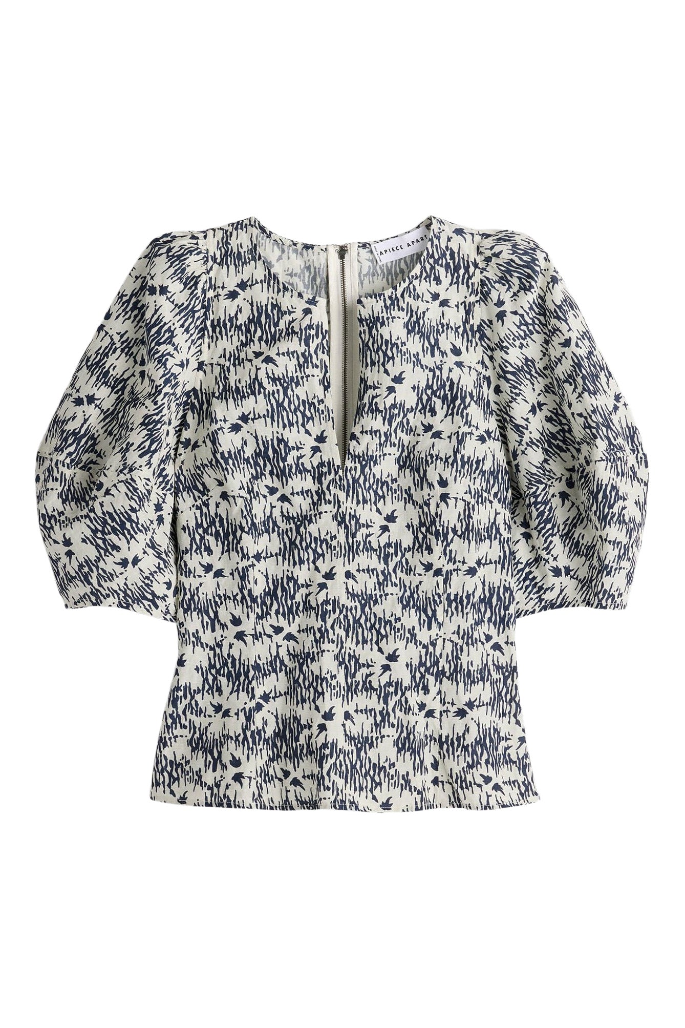 Apiece Apart Sculpted Bina Top in Tropical Midnight
