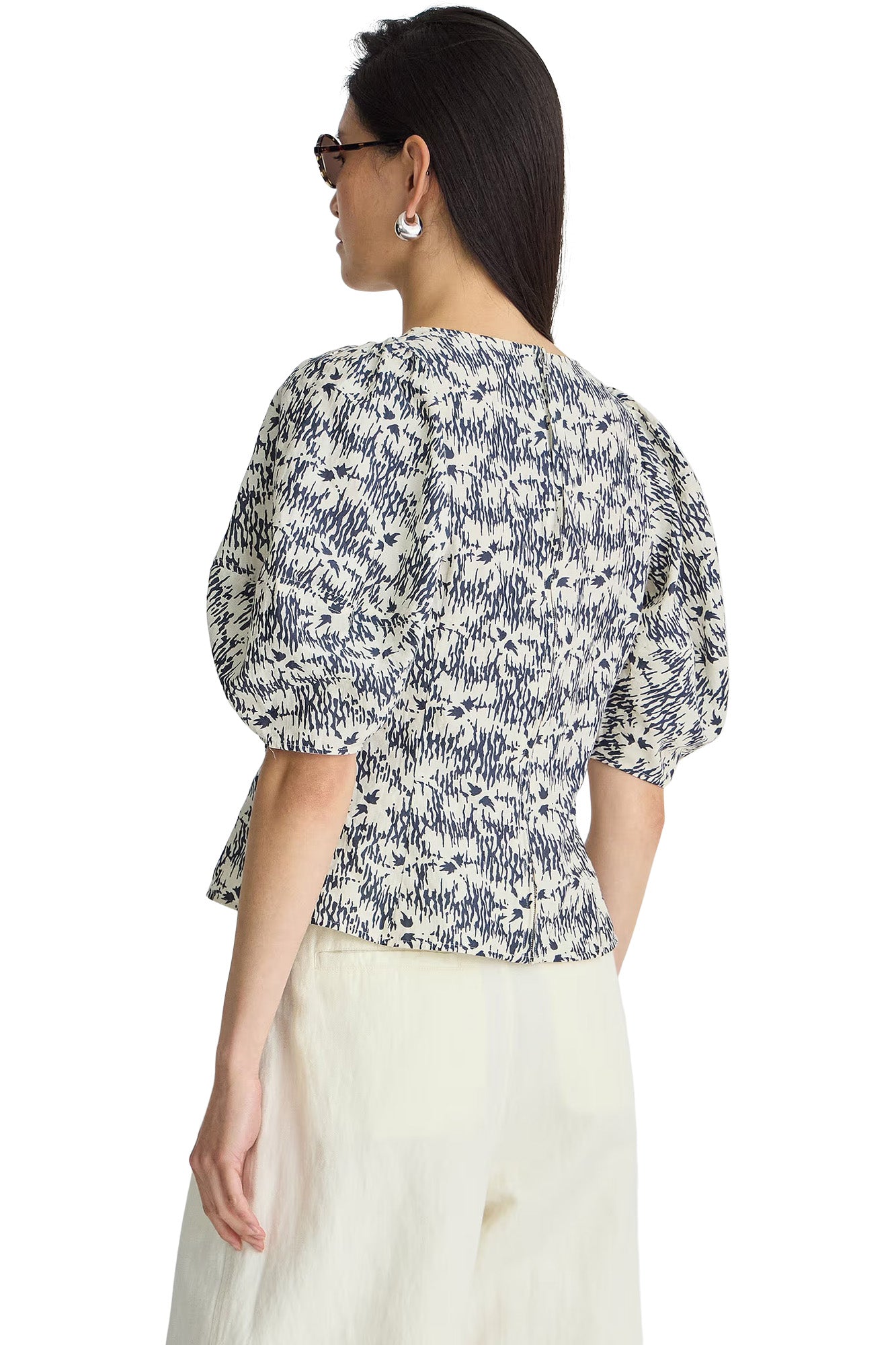 Apiece Apart Sculpted Bina Top in Tropical Midnight