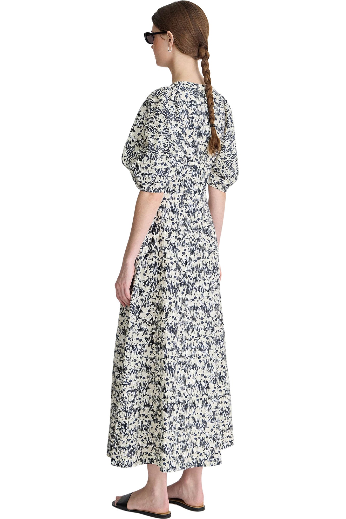 Apiece Apart Sculpted Sabina Maxi in Tropical Midnight