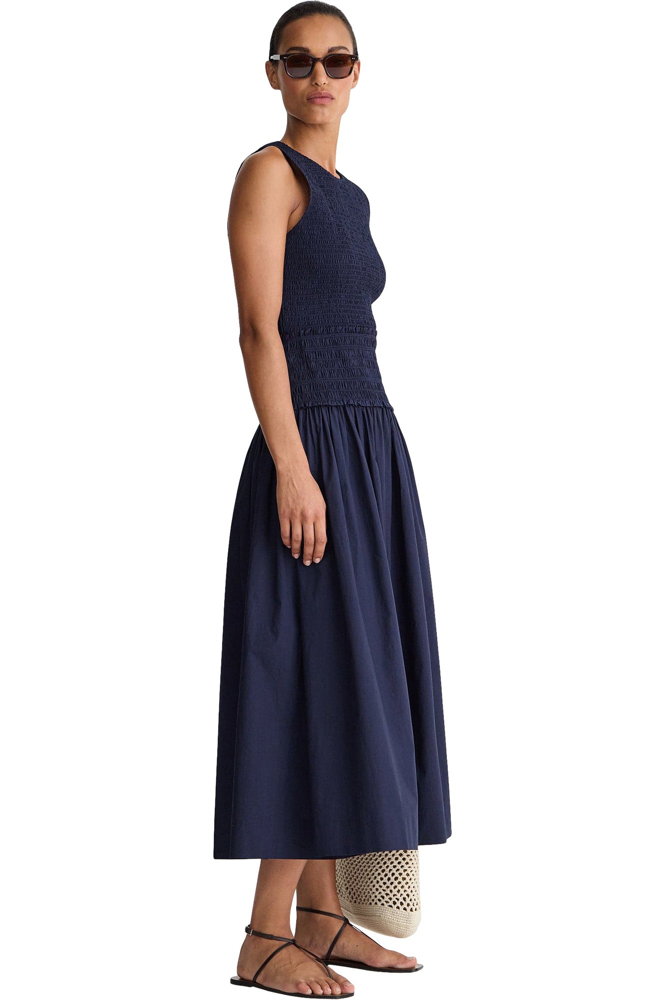 Apiece Apart Siempre Tank Maxi in Midnight