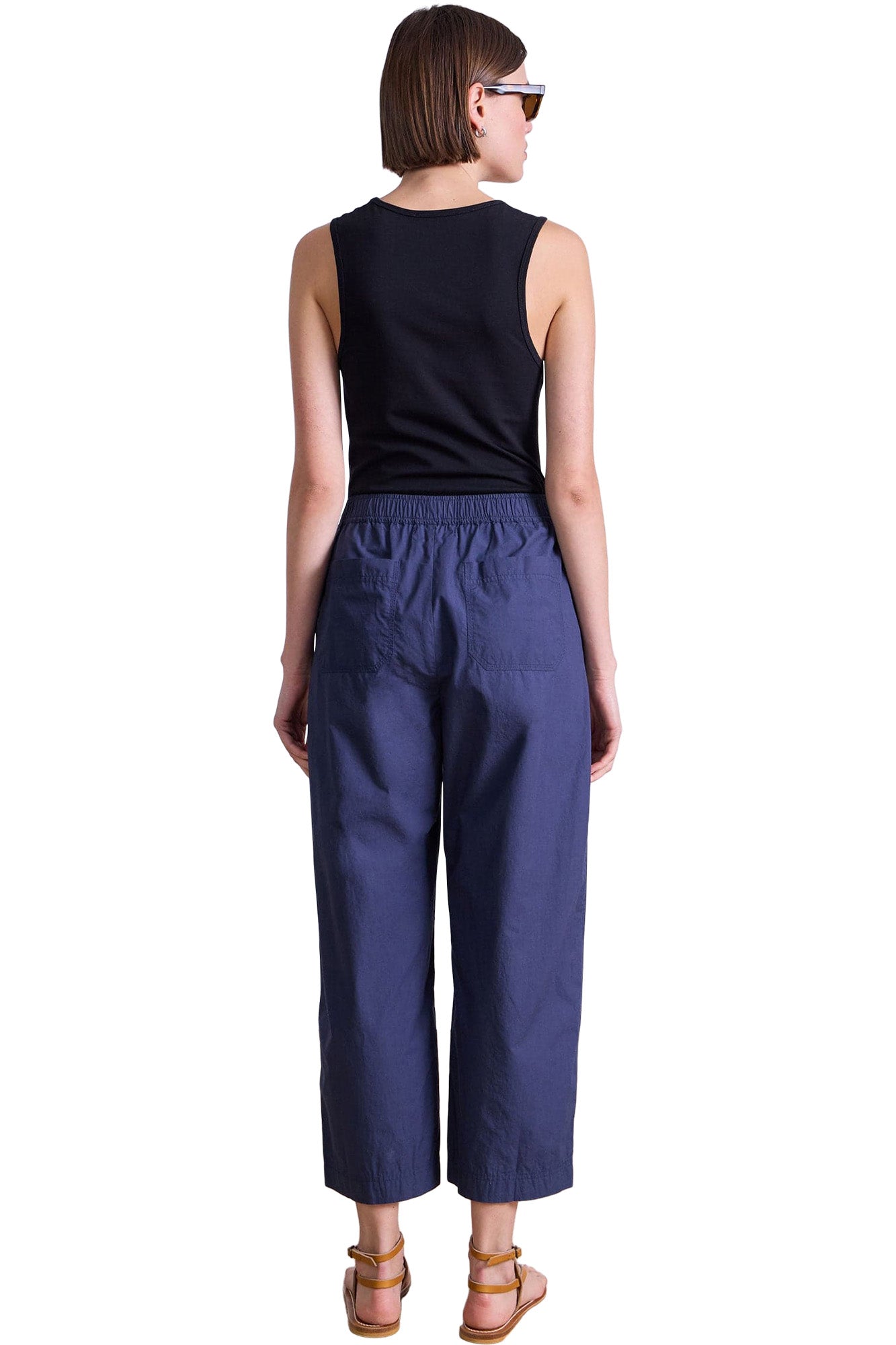 Apiece Apart Spa Pleat Pant in Navy