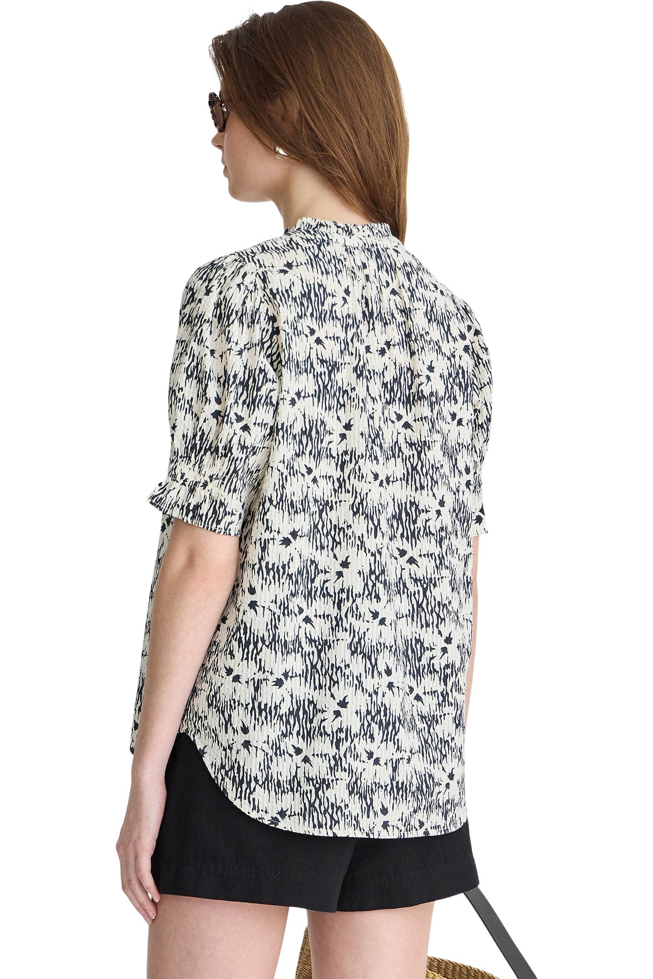 Apiece Apart Textured Los Altos Top in Tropical Midnight