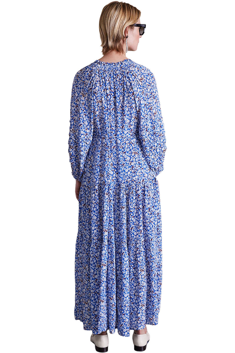 Apiece Apart Trinidad Maxi Dress in Piet Floral Blue