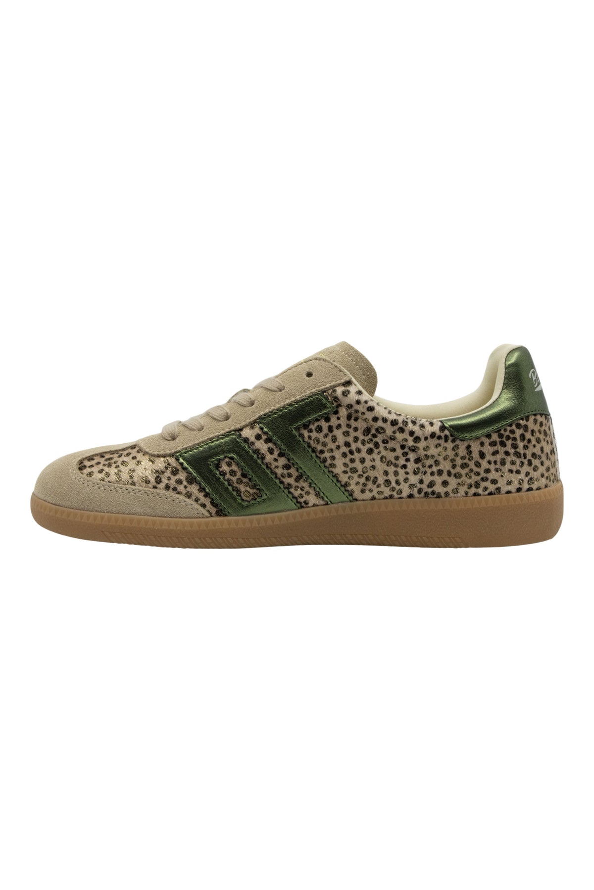 Back 70 Cloud W26 Pois Sneaker in Gold Forest