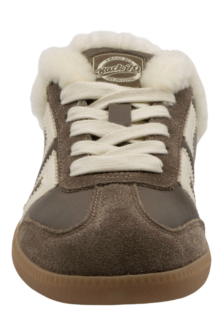 Back 70 Easter Fleece Slide Sneaker in Taupe Butter