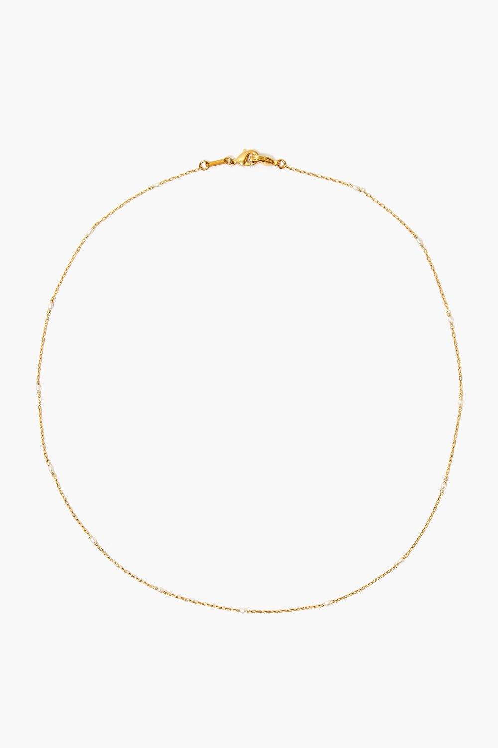 Chan Luu White Pearl Mask Chain
