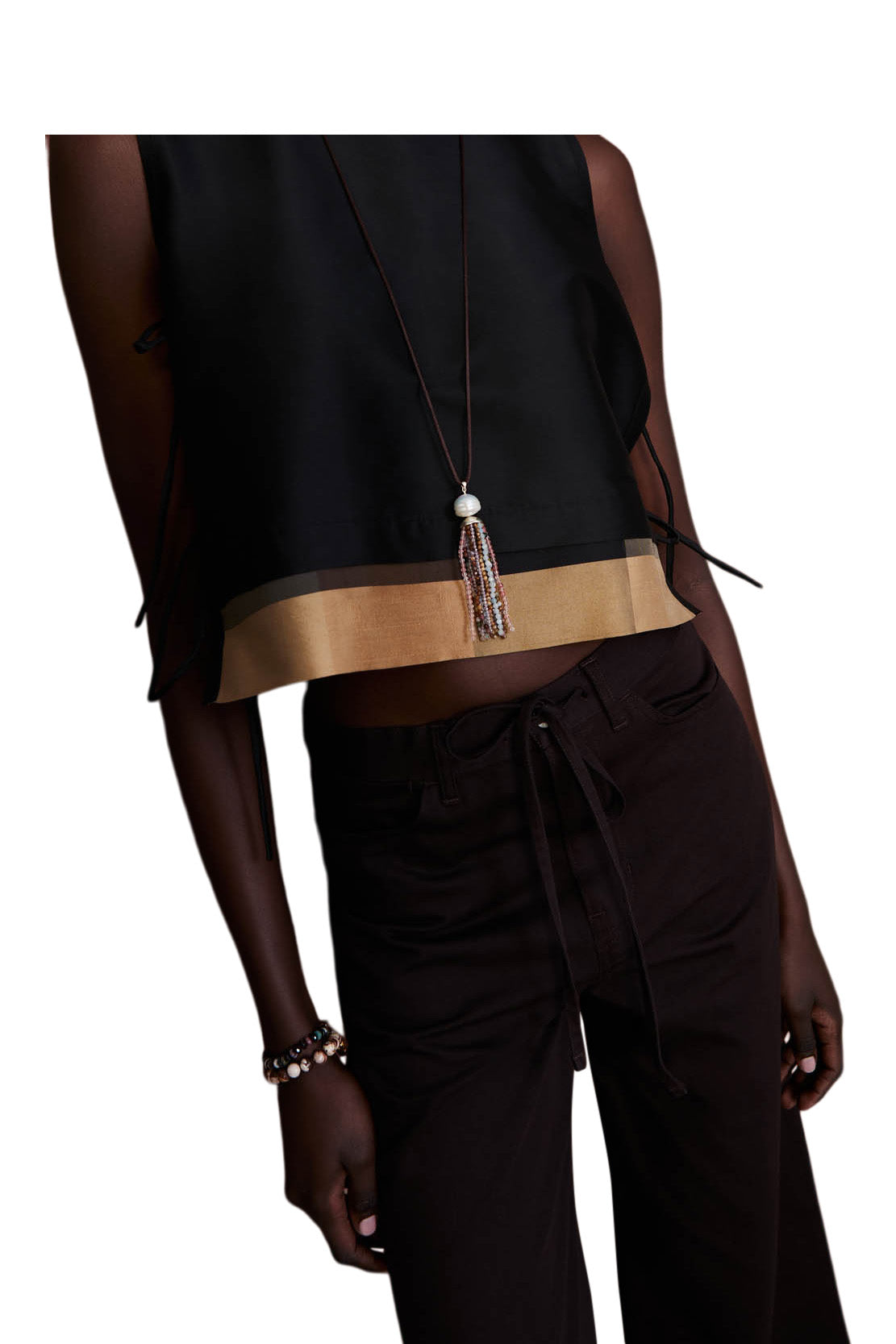Chan Luu Beaded Bracelet in Tourmaline