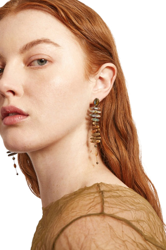 Chan Luu Mizumi Earrings in Abalone