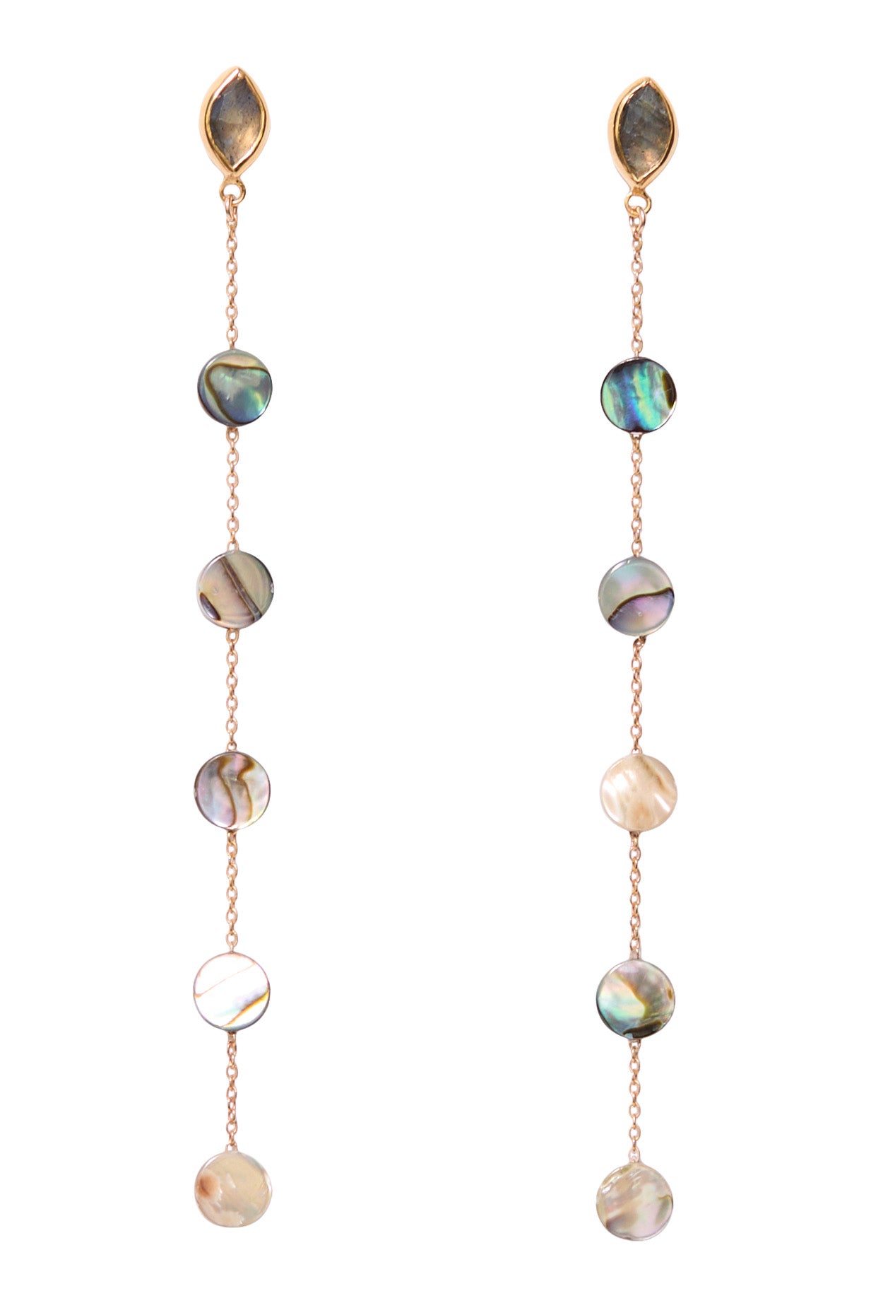 Chan Luu Abalone Drop Earrings