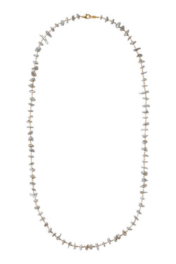 Chan Luu Nami Necklace in Grey Pearl