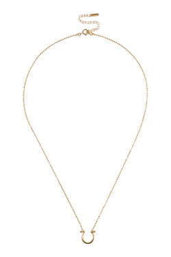 Chan Luu Horseshoe Necklace in Yellow Gold