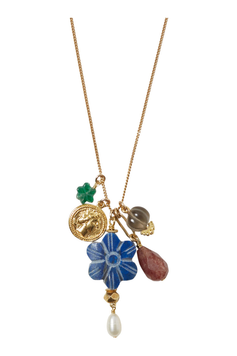 Chan Luu Charm Necklace in Multi Mix