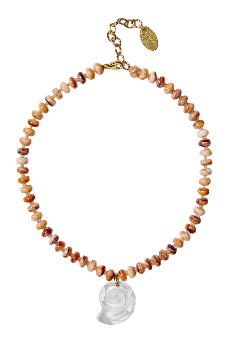 Chan Luu Beaded Necklace in Pink Mix