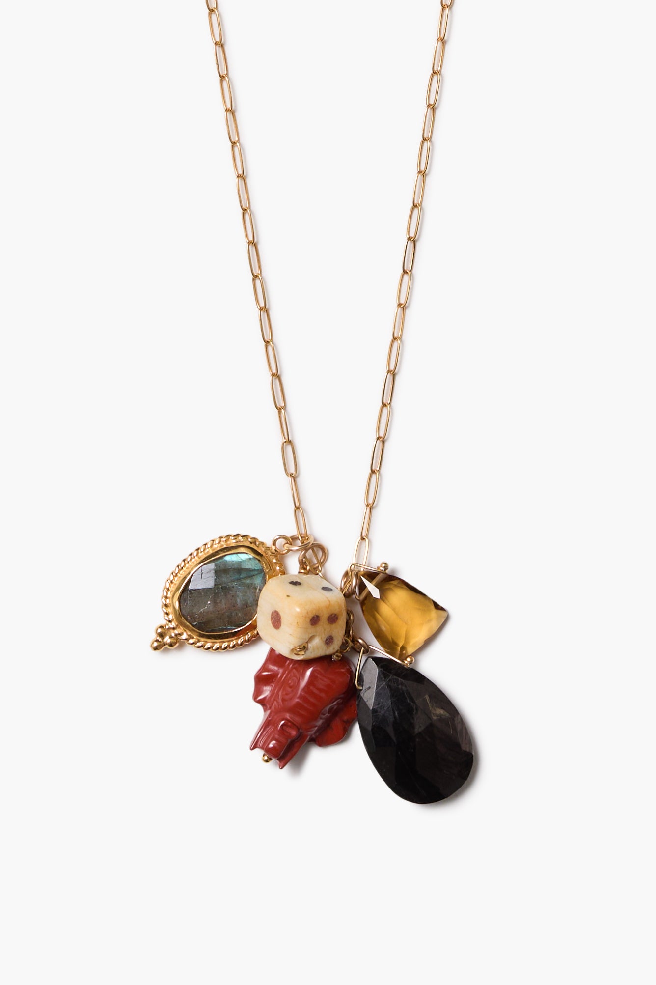 Chan Luu Charm Necklace in Multi
