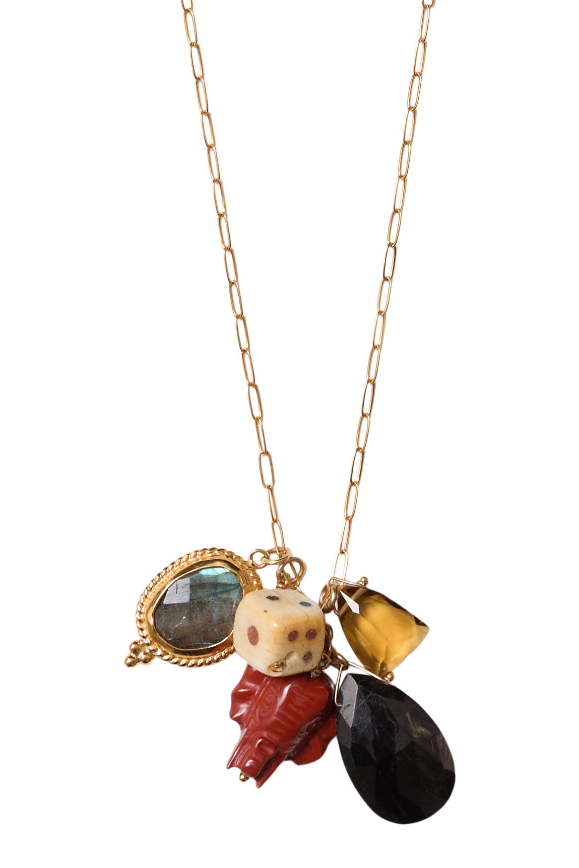 Chan Luu Charm Necklace in Multi