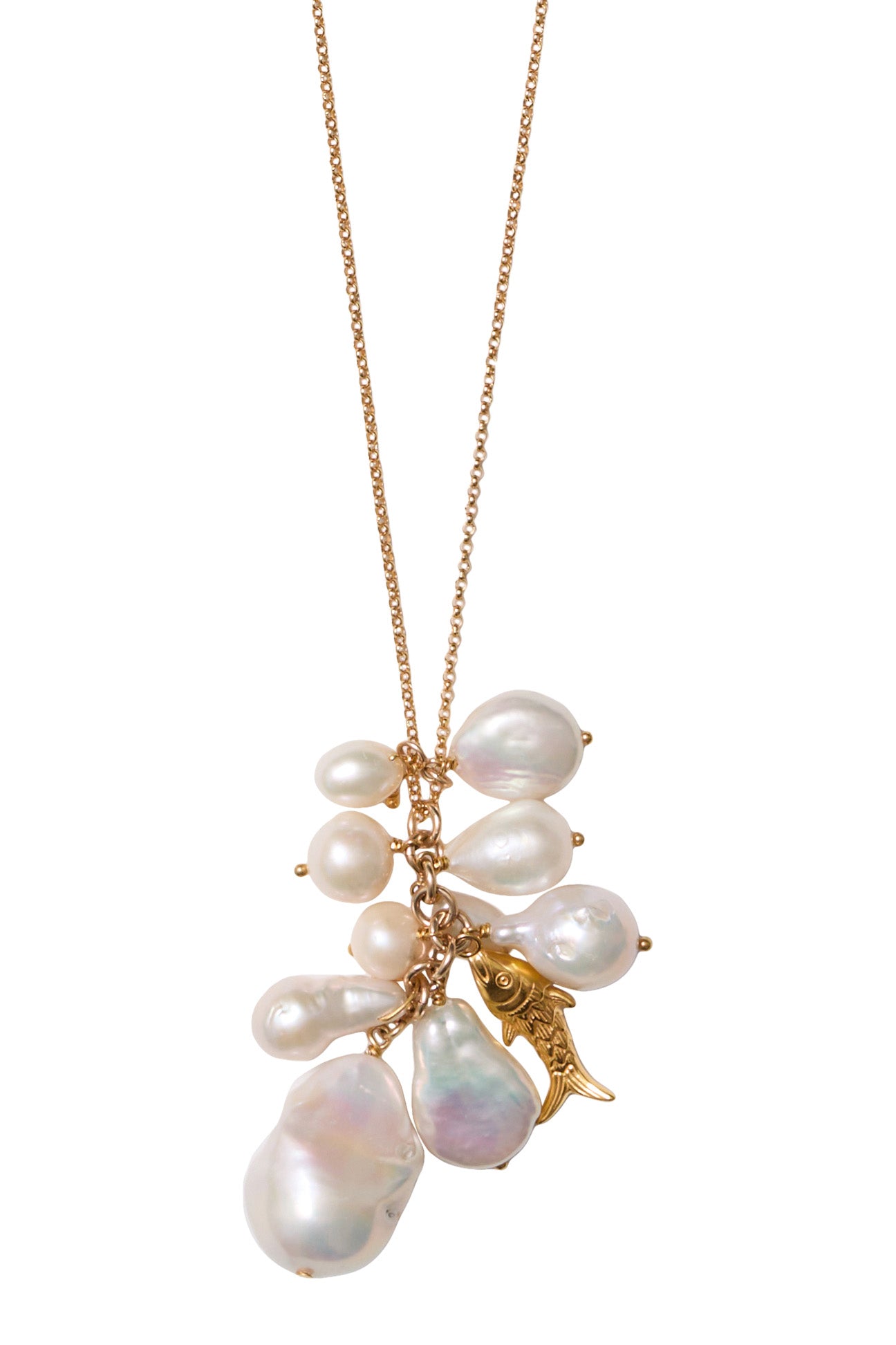 Chan Luu White Pearl Necklace