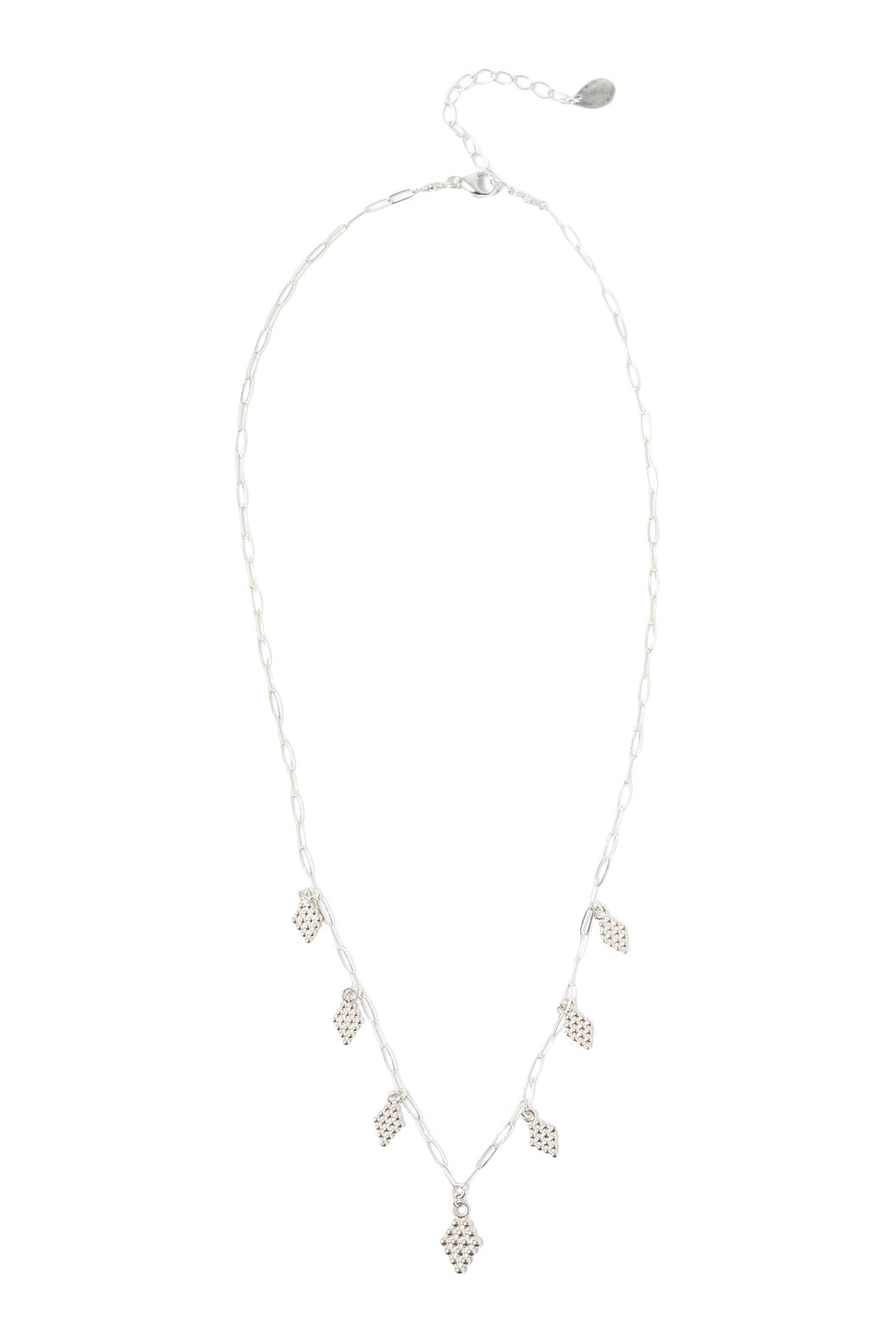 Chan Luu Diamond Charm Necklace in Silver
