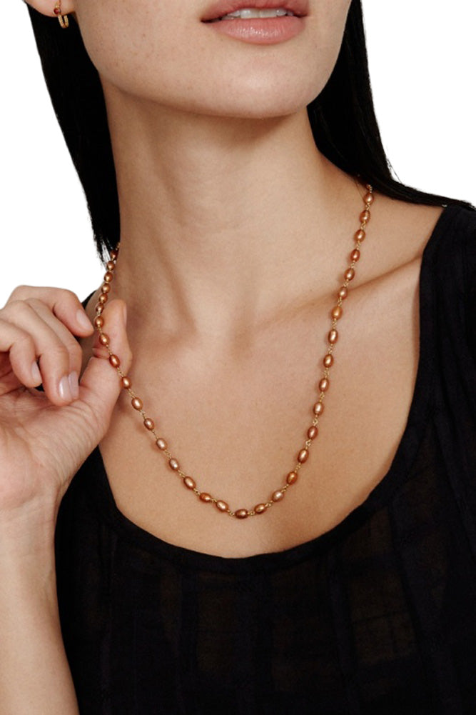 Chan Luu Rice Pearl Necklace