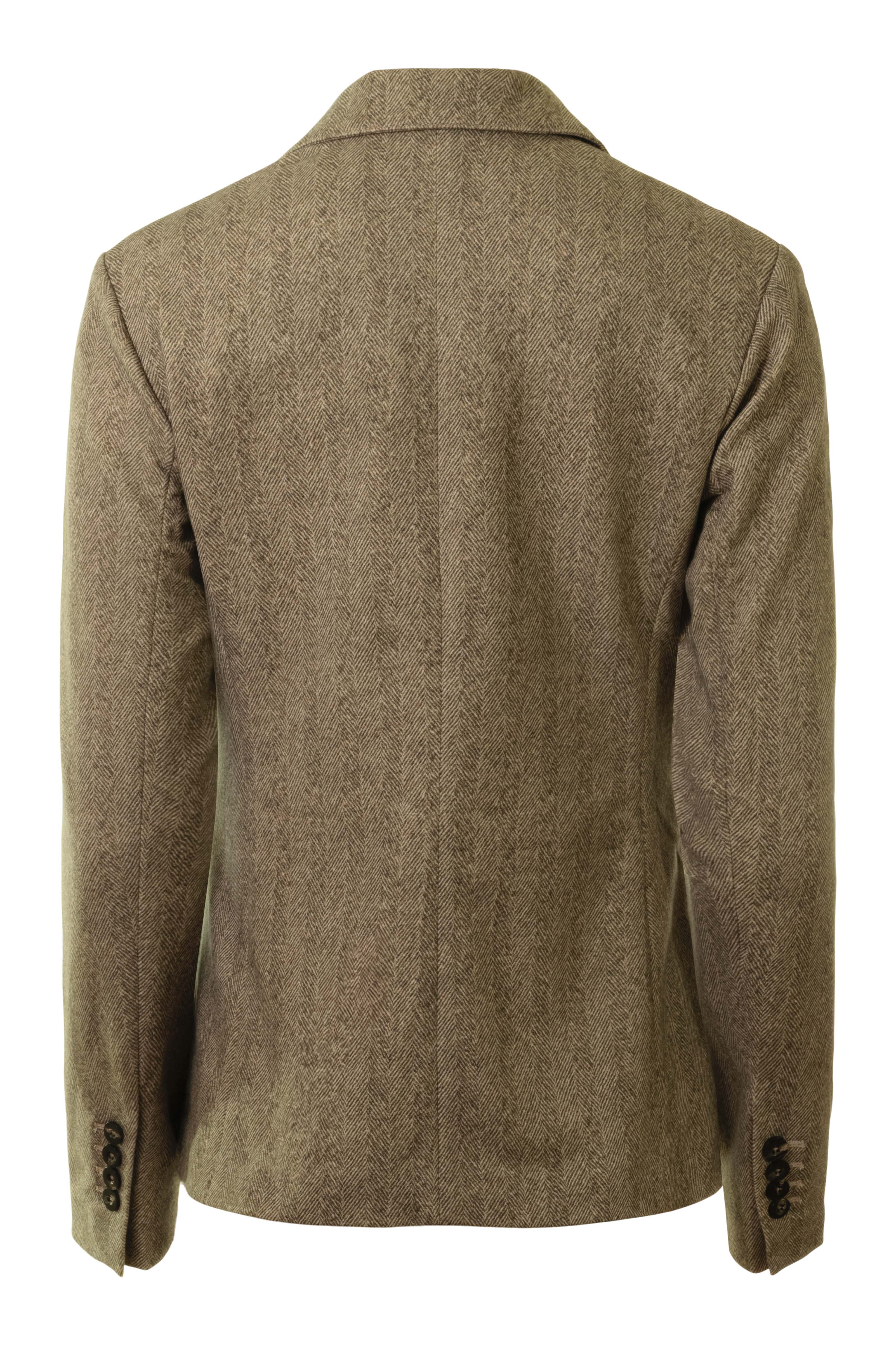 Circolo 1901 Herringbone Light Fleece Slim Fit Jacket