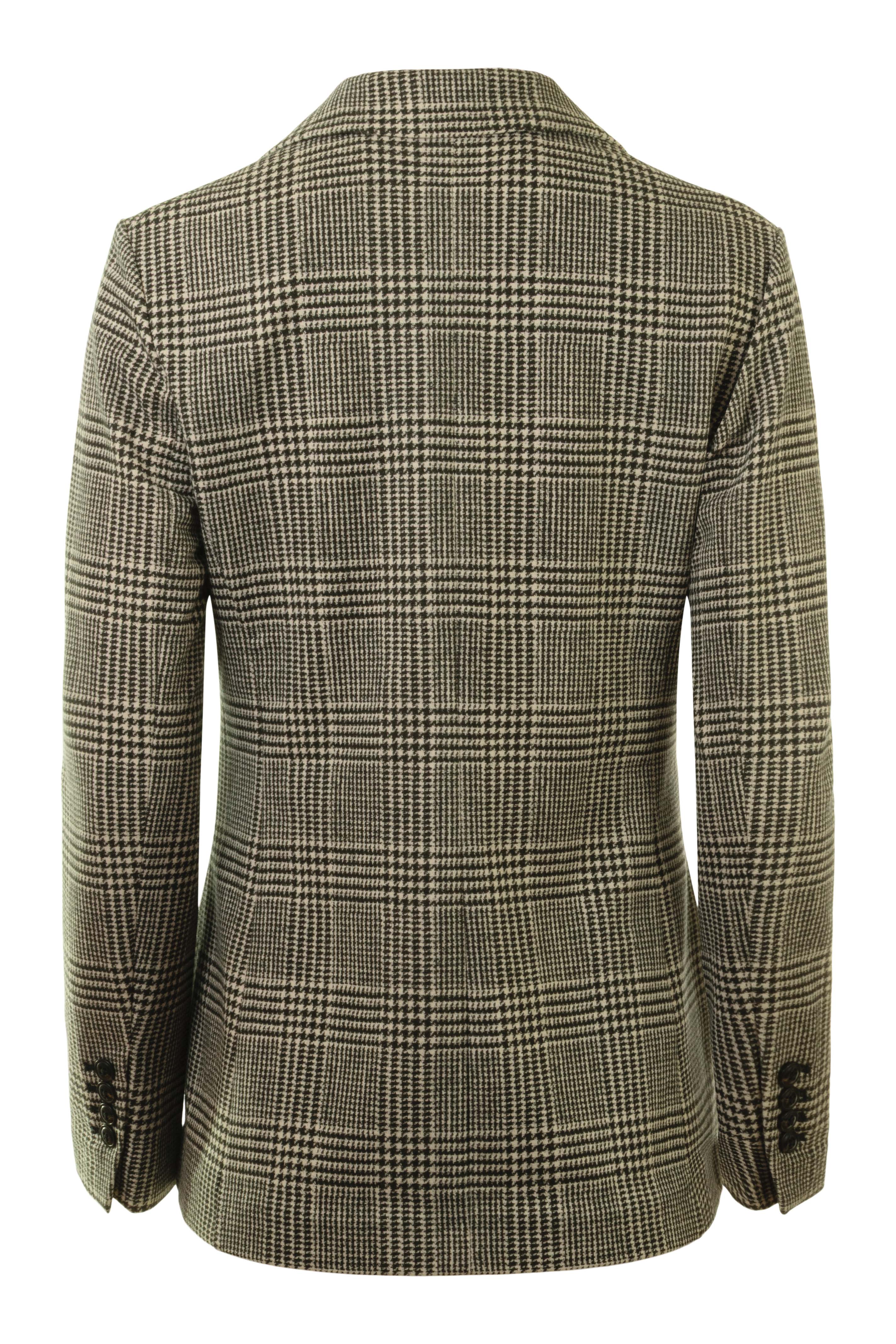 Circolo 1901 Prince of Wales Slim Blazer in Lavagne