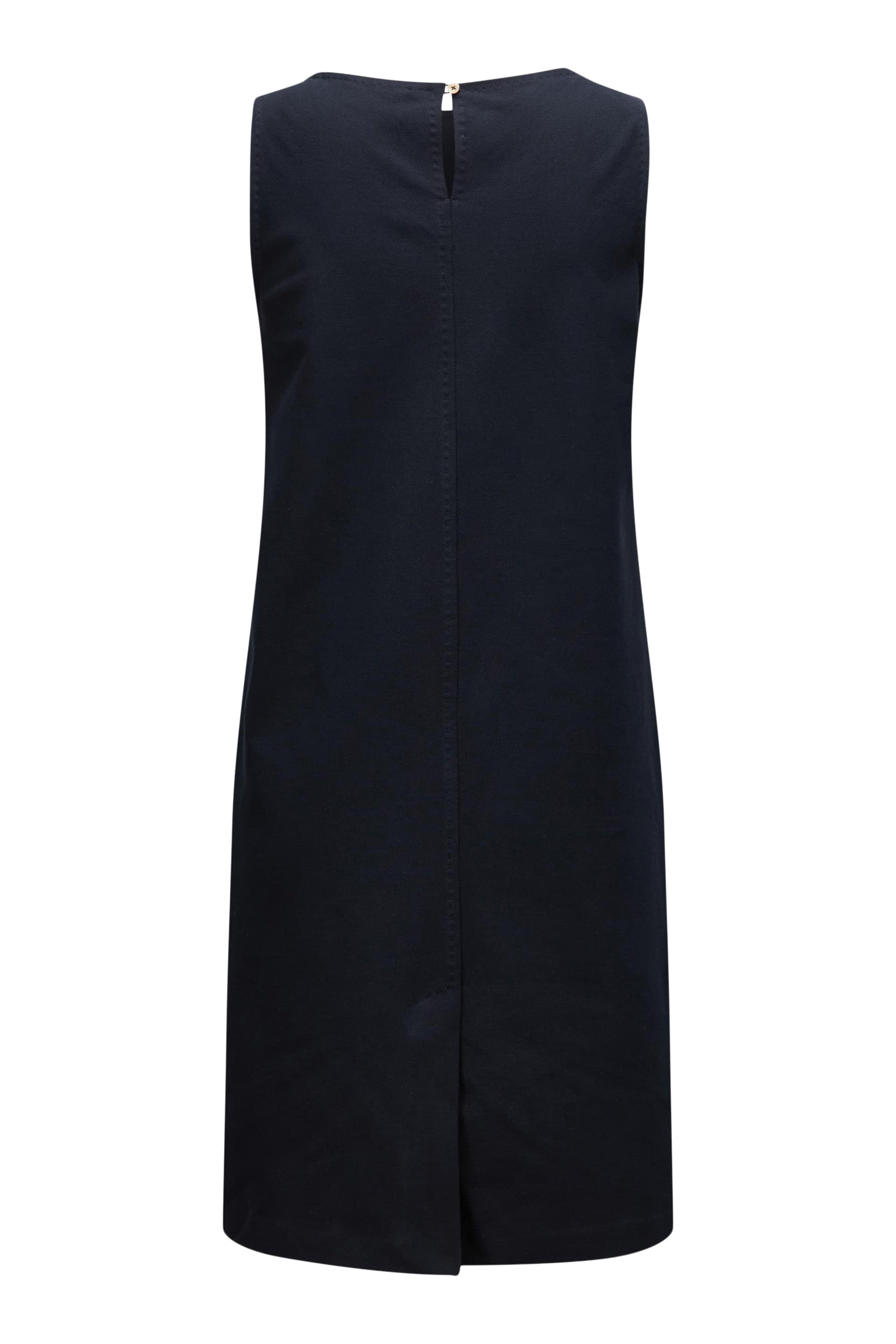 Circolo 1901 Sleeveless Shift Dress in Blue Navy