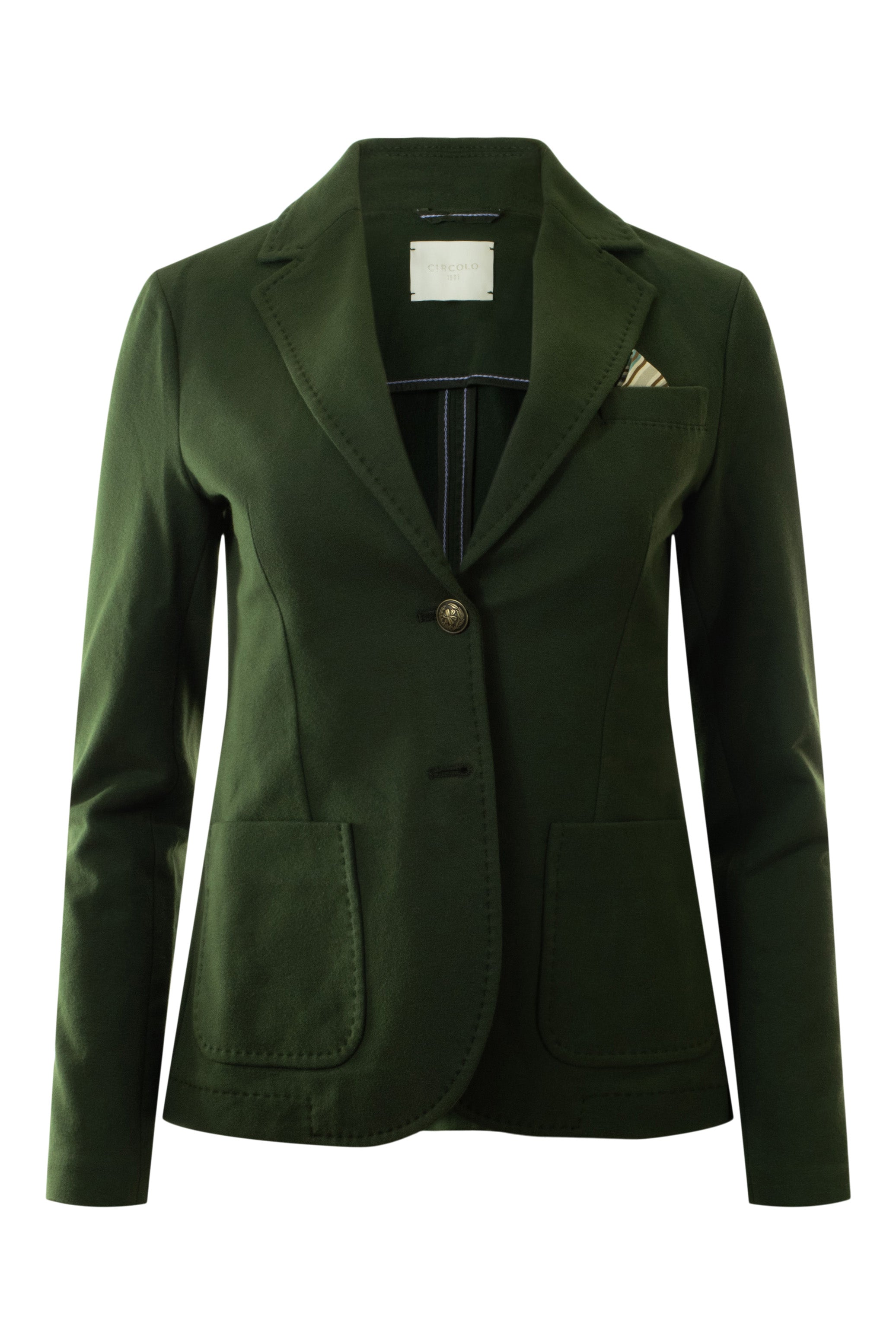 Circolo 1901 Slim Fit Velvet Blazer