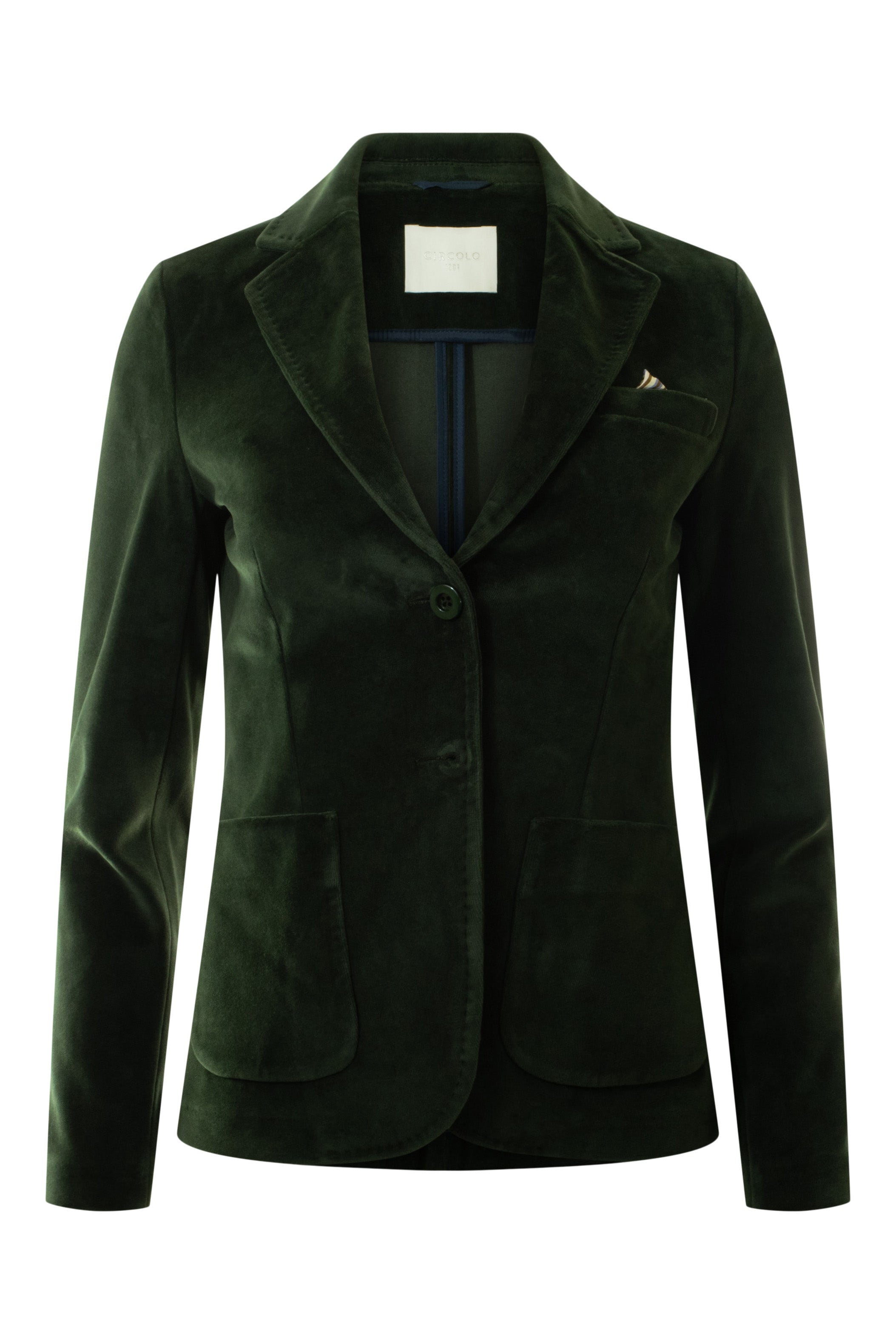 Circolo 1901 Slim Fit Velvet Blazer