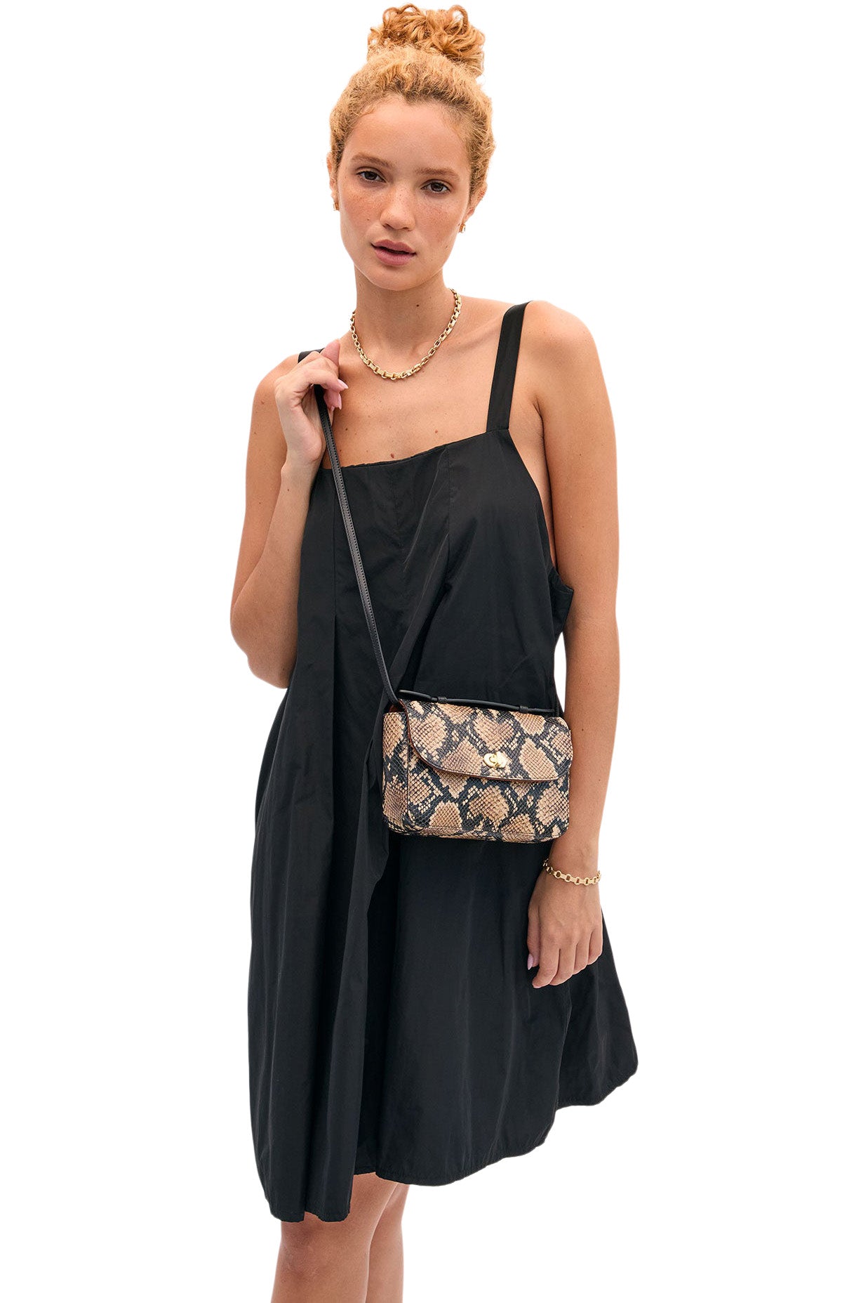 Clare V. Kathryn in Tan Desert Snake