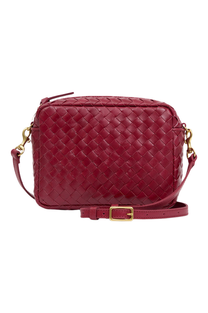 Clare V. Midi Sac w/ Pocket
 in Garnet