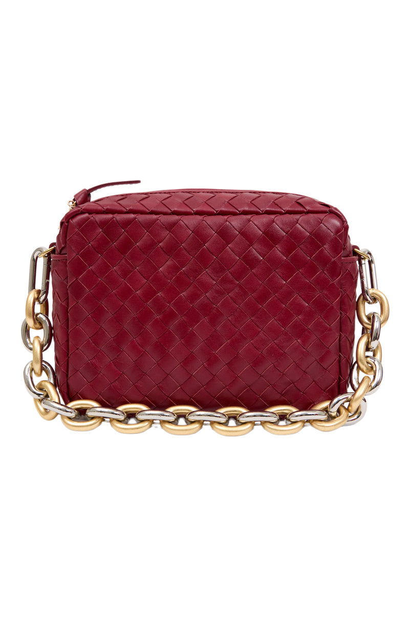 Clare V. Midi Sac w/ Pocket
 in Garnet