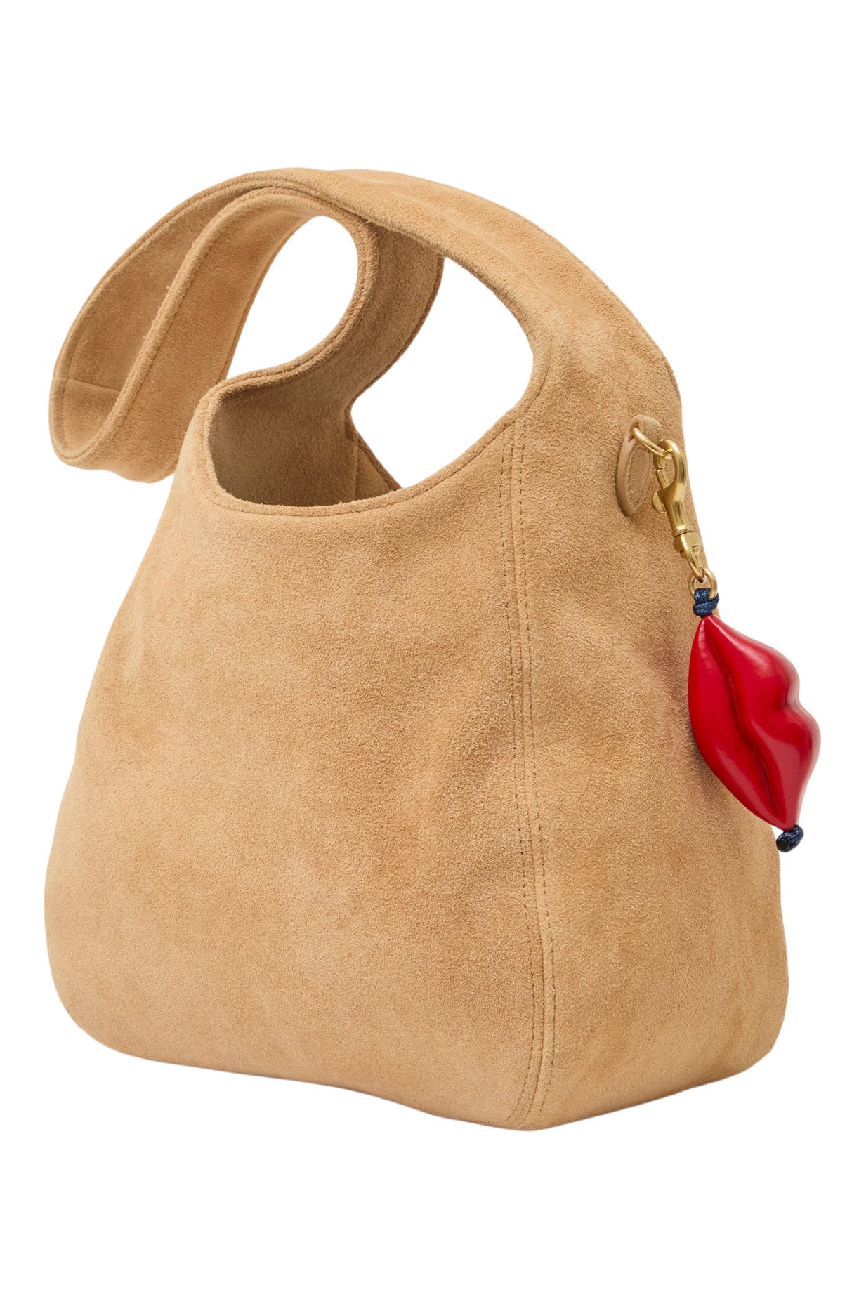 Clare V. Petit Bando in Dune Suede