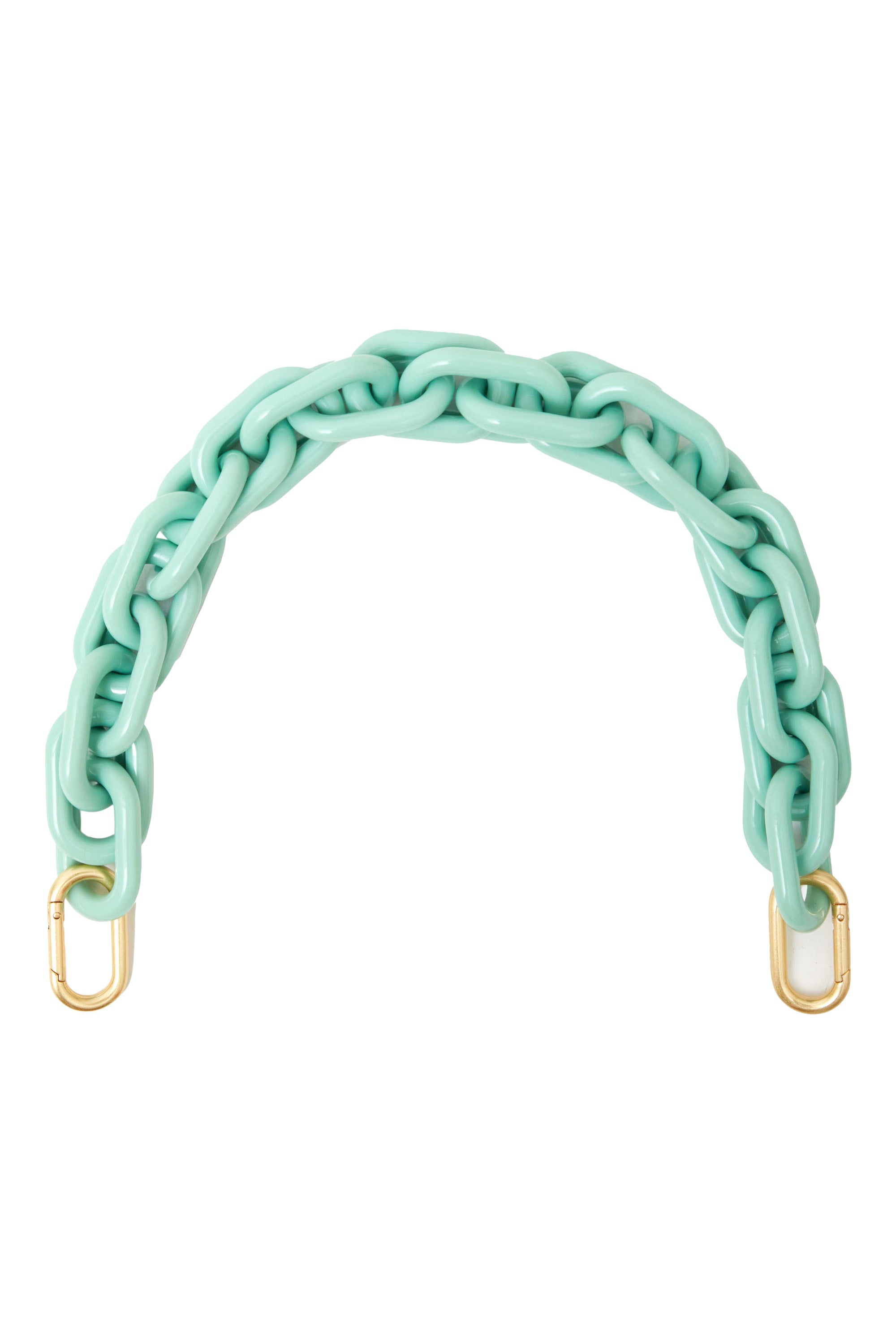 Clare V. Shortie Strap in Mist Resin